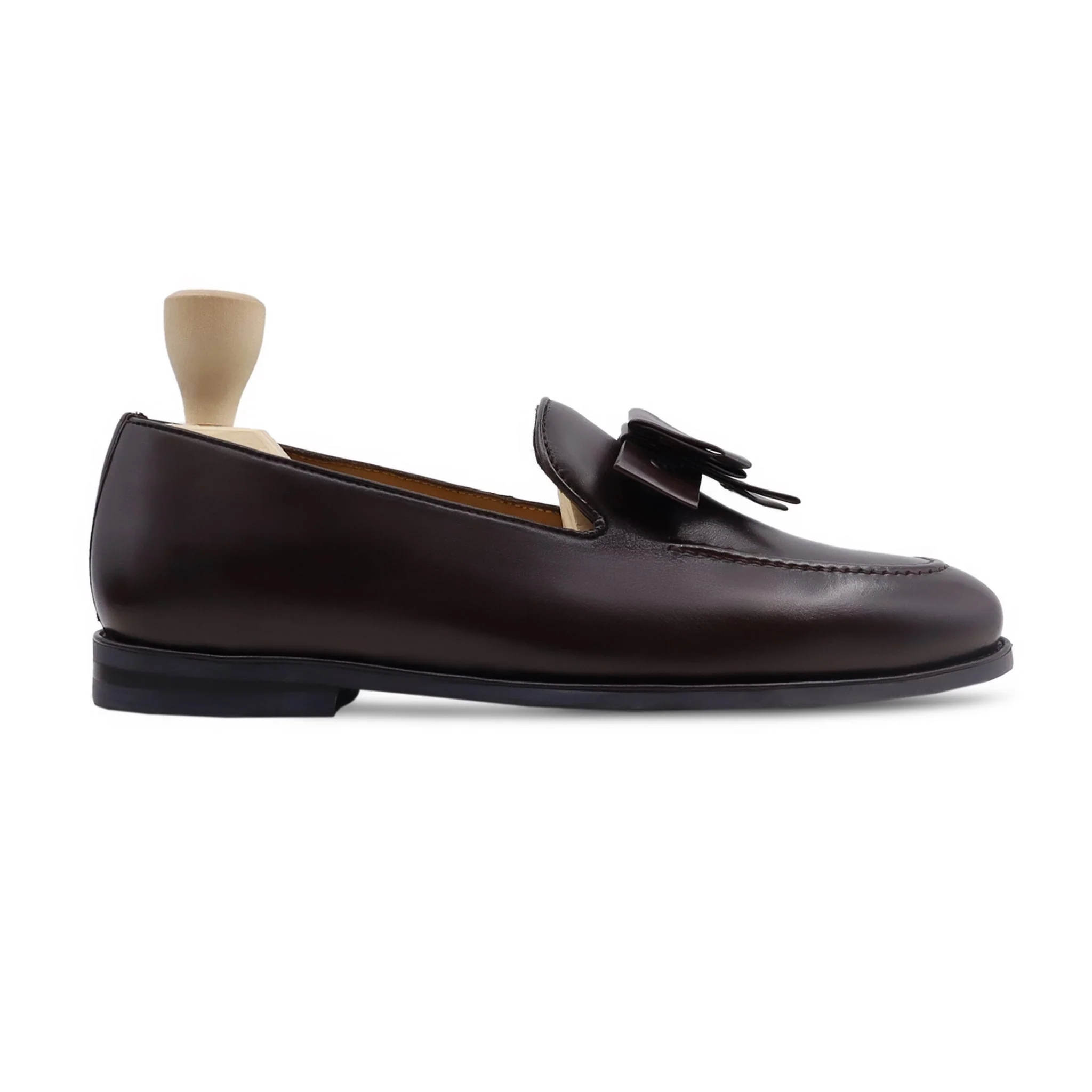 Ulaanbaatar - Men's Dark Brown Calf Leather Loafer - Image 2
