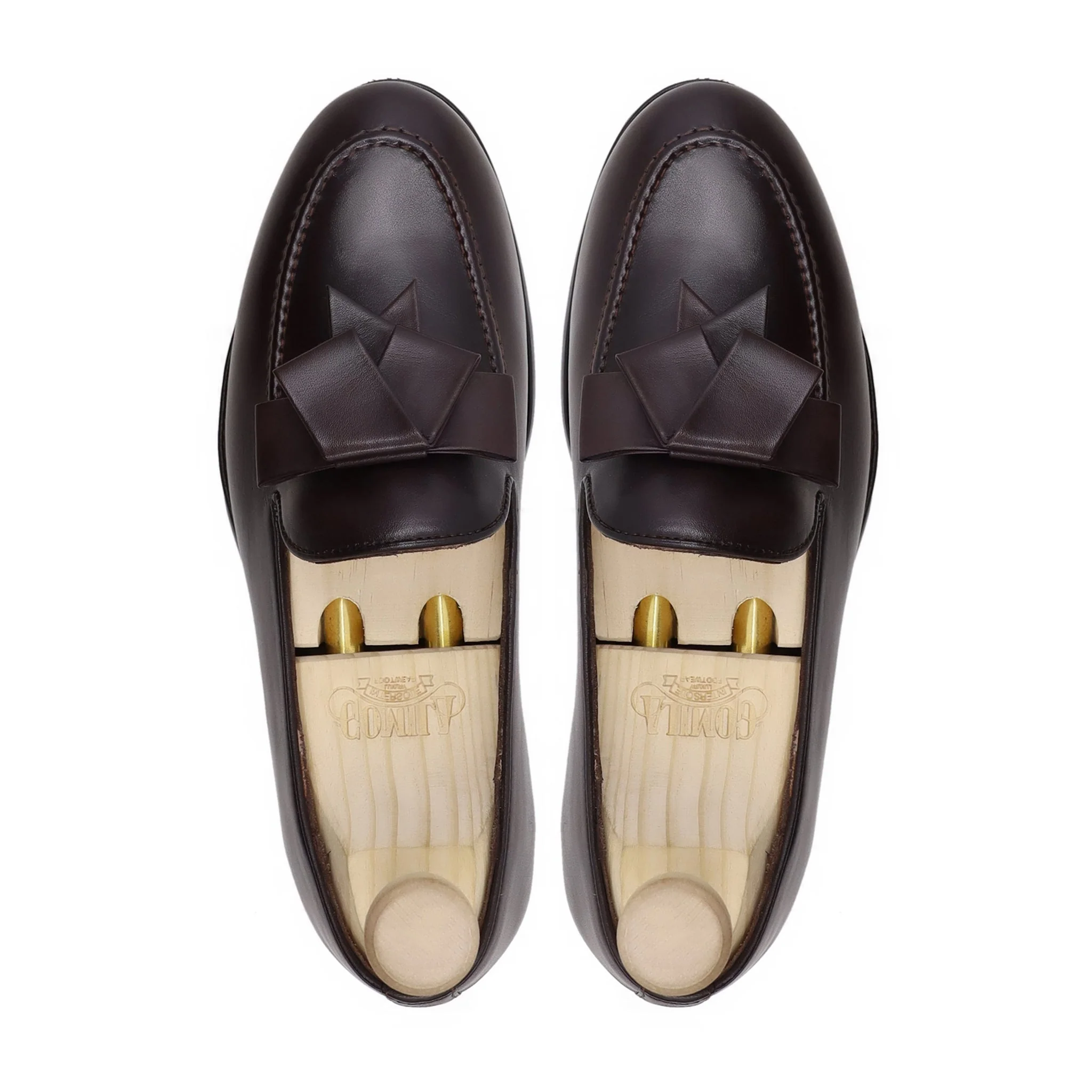 Ulaanbaatar - Men's Dark Brown Calf Leather Loafer - Image 3