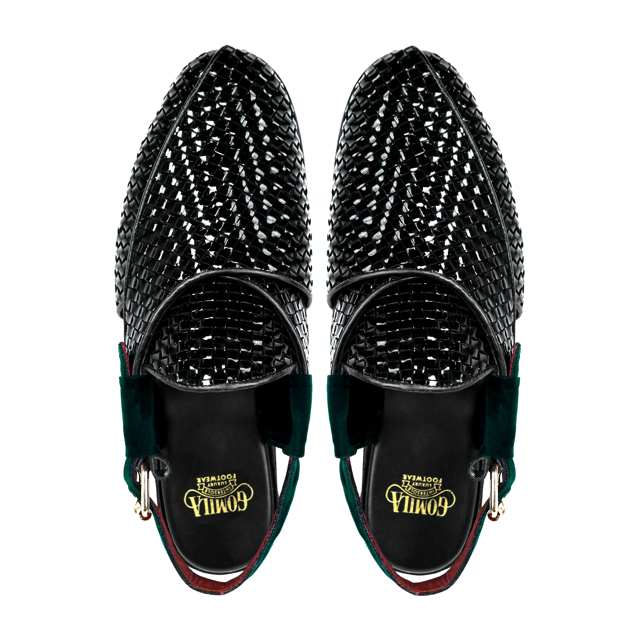 Alder - Men's Black Patent Leather Sandal - Image 3