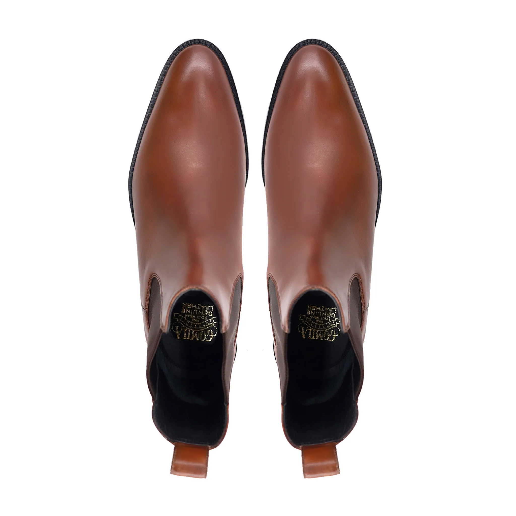 Anton - Men's Tan Calf Leather Chelsea Boot - Image 3