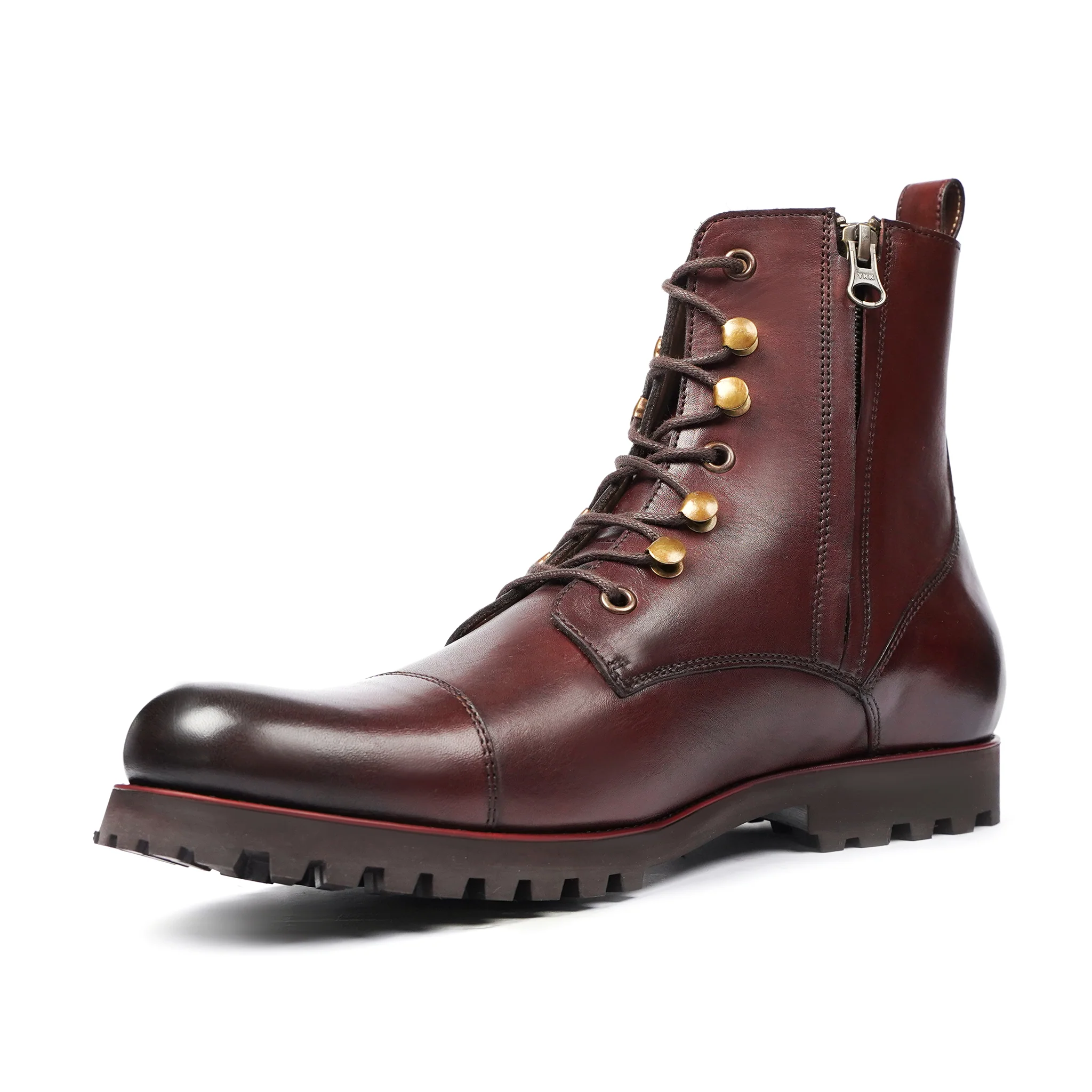 Ardyce - Men's Brown Calf Leather Boot - Image 3