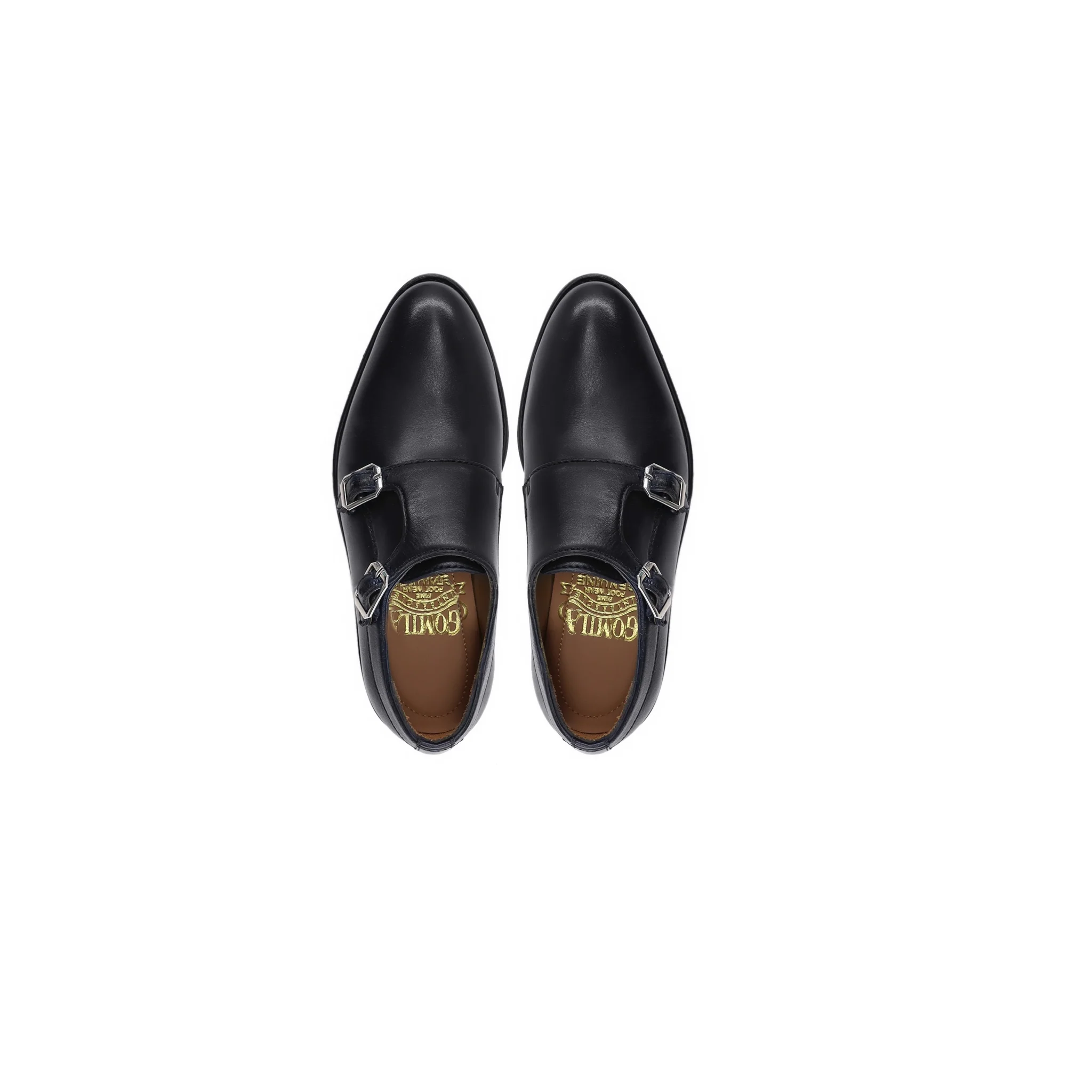 Argie - Kid's Black Calf Leather Double Monkstrap (5-12 Year's Old) - Image 3