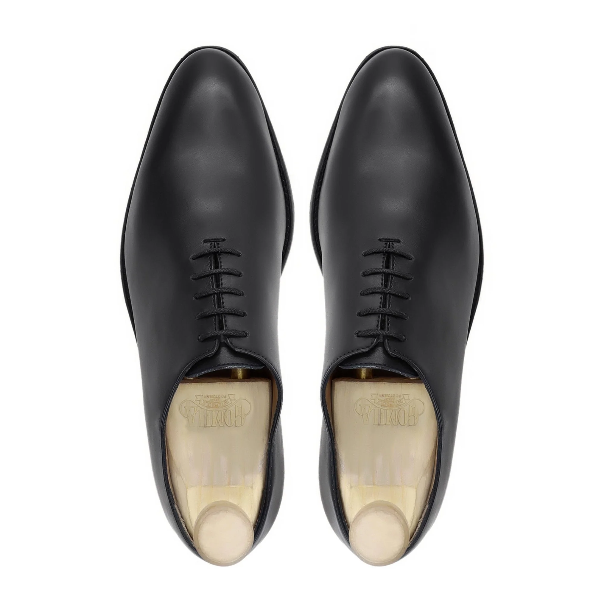 Aristocrat - Men's Black Calf Leather Wholecut Shoe - Image 3