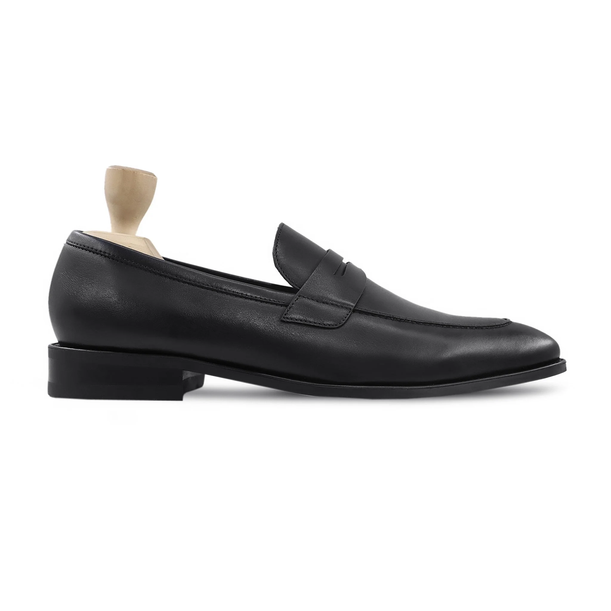 Arllen - Men's Black Calf Leather Loafer - Image 2