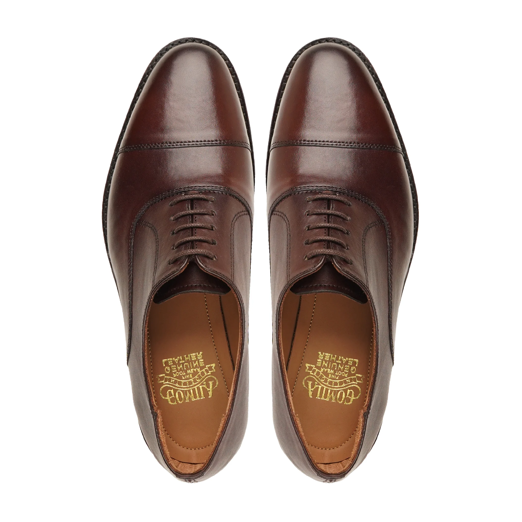 Rostock - Men's Dark Brown Calf Leather Oxford Shoe - Image 3