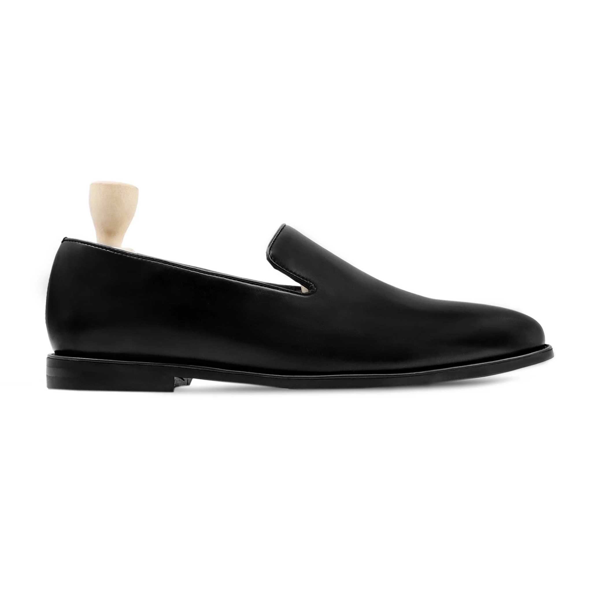 Asistente - Men's Black Calf Leather Loafer - Image 2