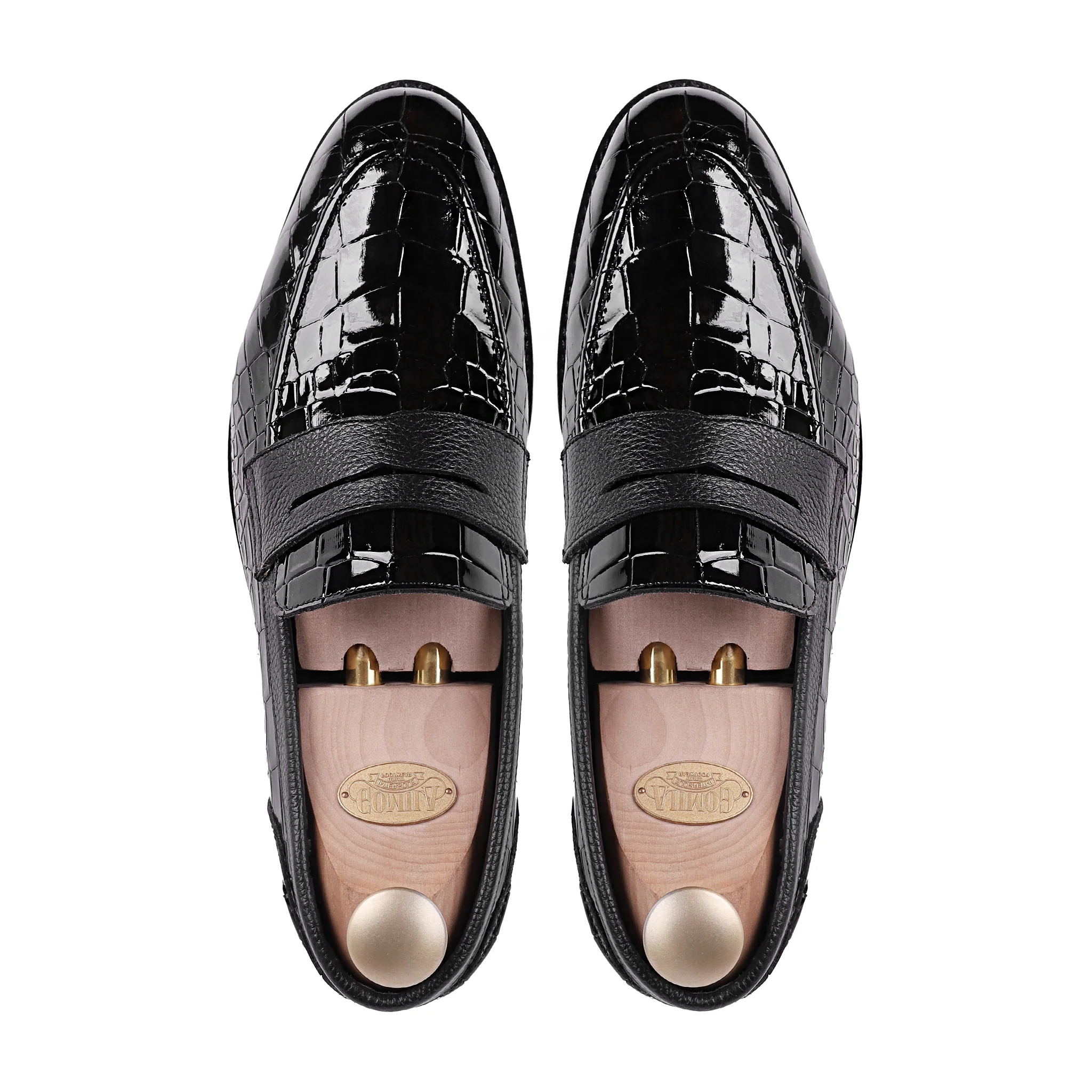 Askari - Men's Black Patent Leather Loafer - Image 3