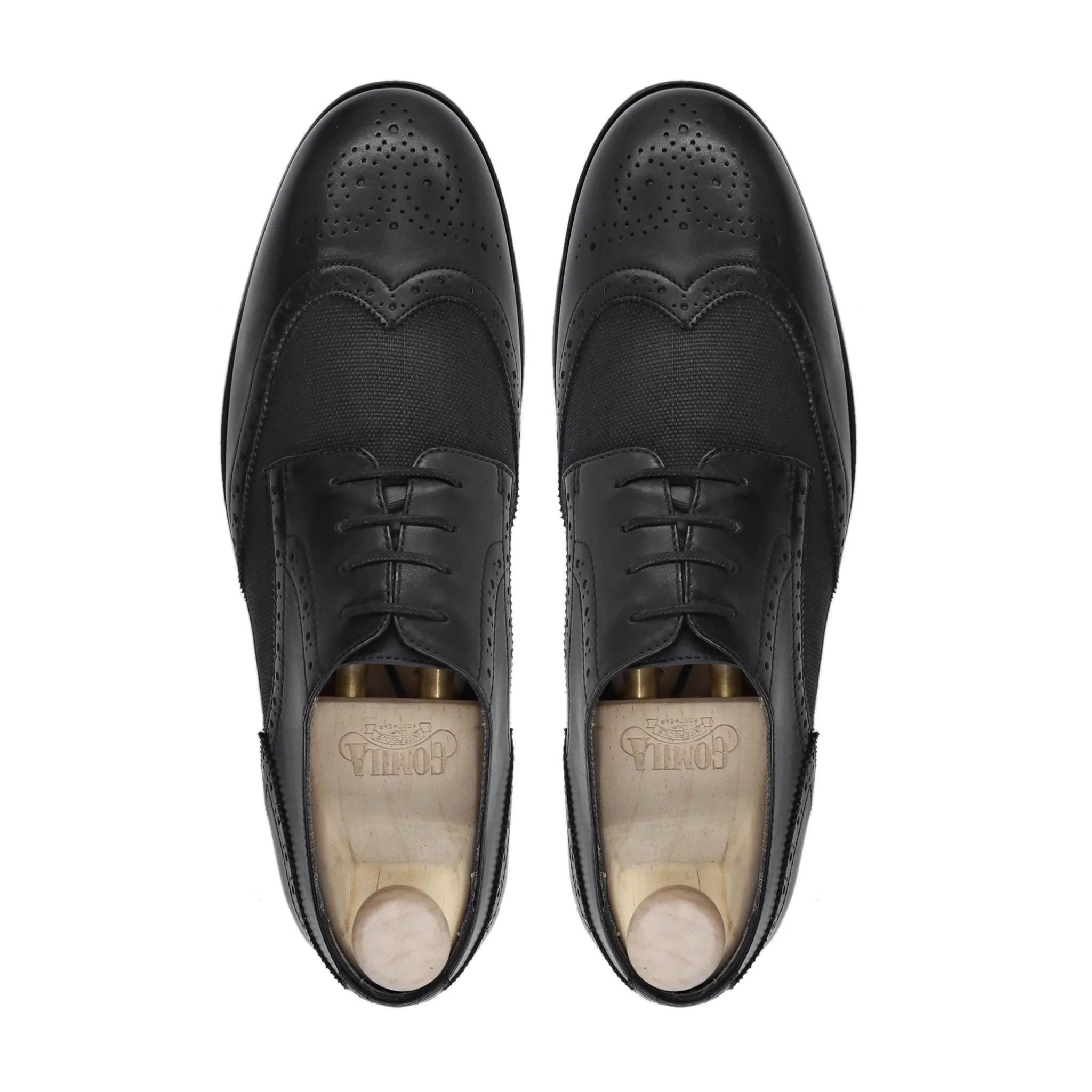 Authur - Men's Black Calf Leather Derby Shoe - Image 3