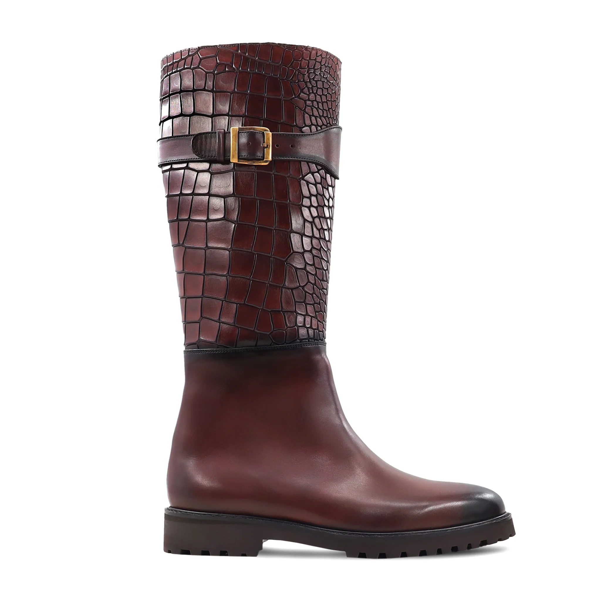 Benedi - Men's Oxblood Calf Leather Boot - Image 2
