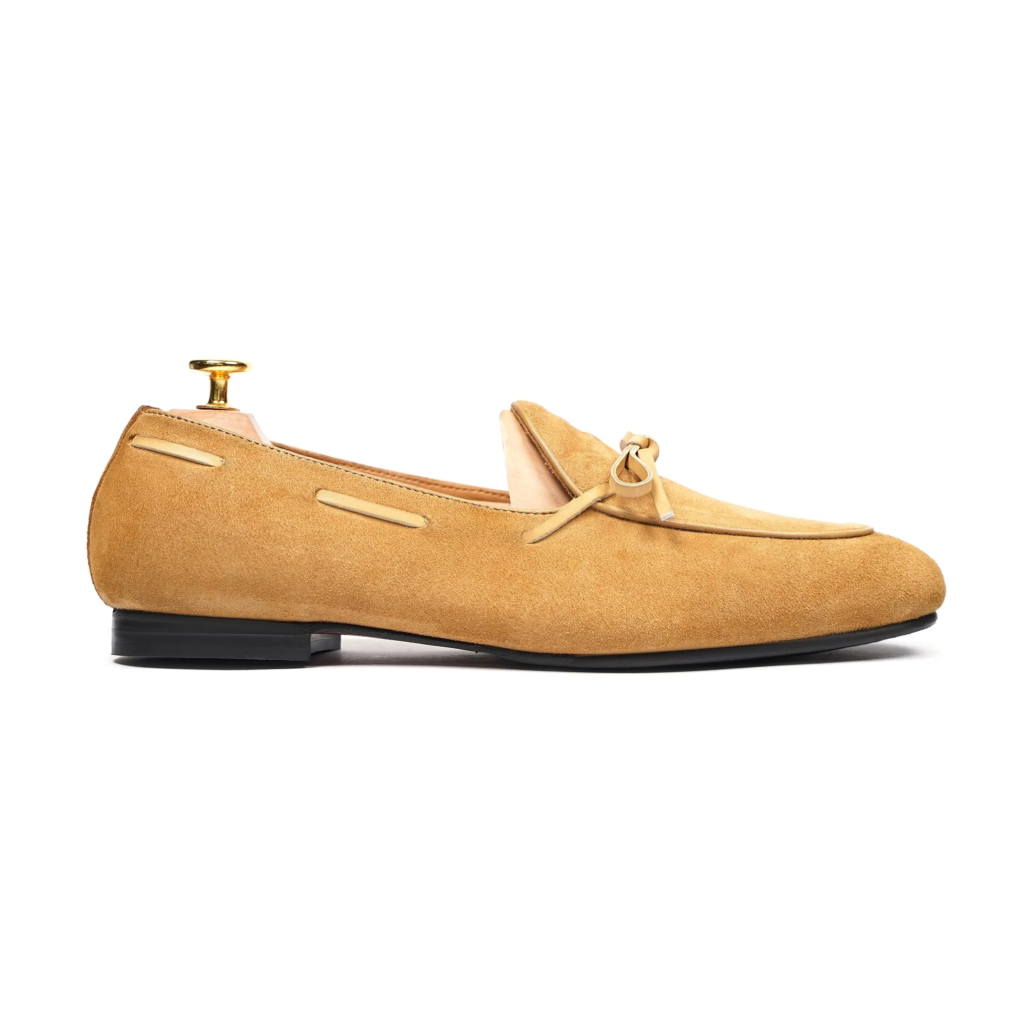 Sorab - Men's Camel Kid Suede Loafer - Image 2