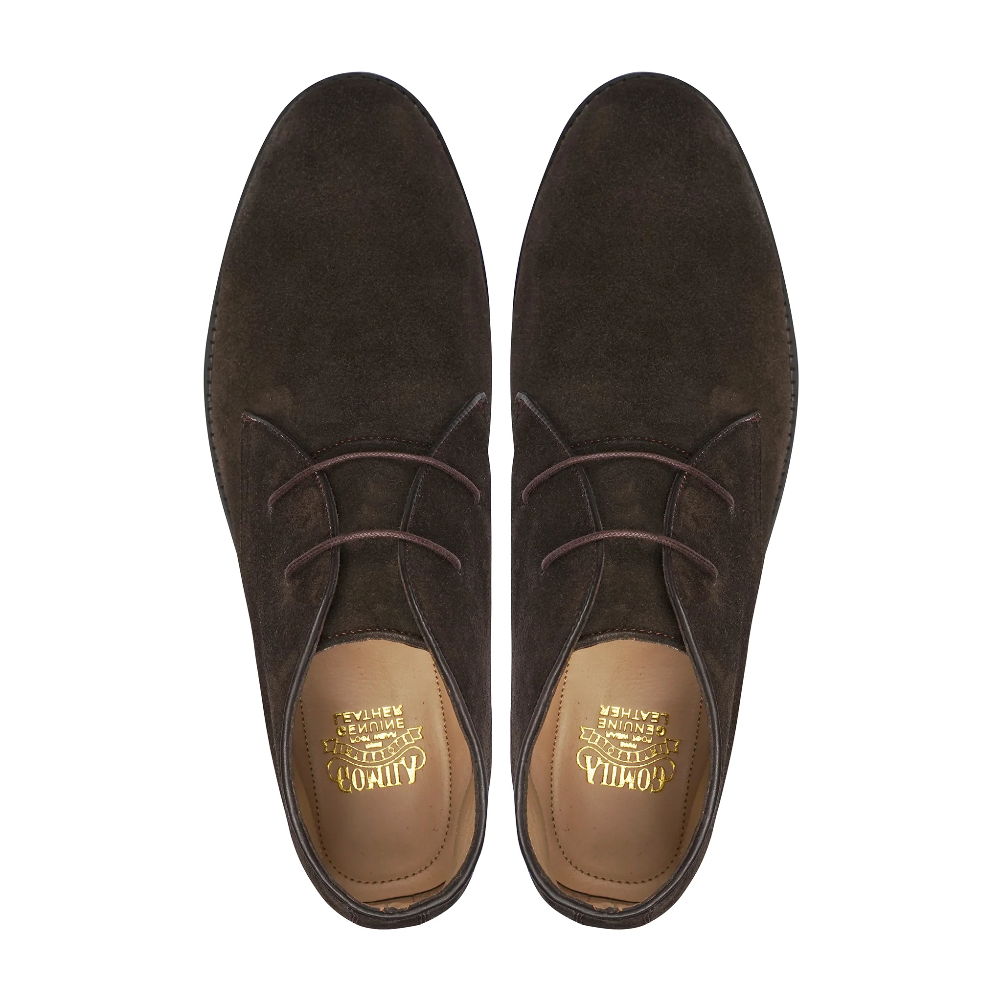 Cairo - Men's Brown Kid Suede Chukka Boot - Image 3