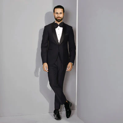Camenca - Men's Black Patent Leather and Kid Suede Oxford Shoe - Image 4