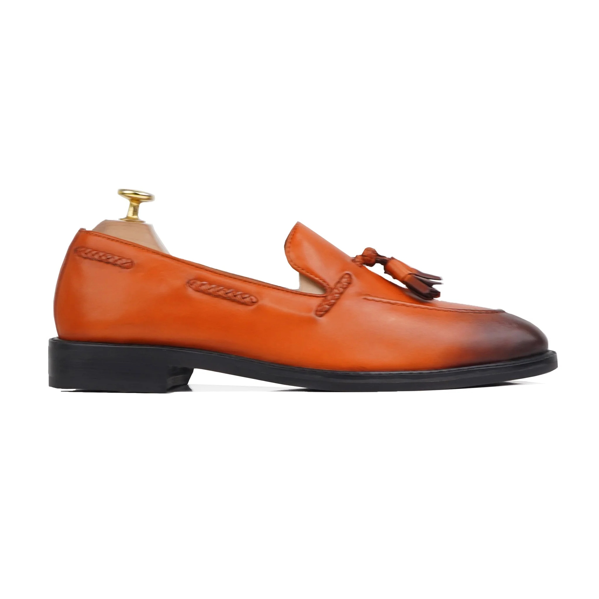 Savona - Men's Burnished Tan Calf Leather Loafer - Image 2