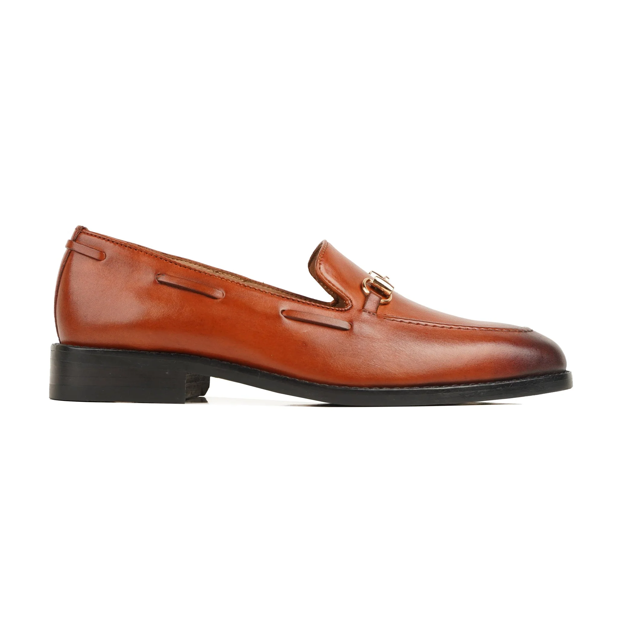 Carpi - Men's Tan Calf Leather Loafer - Image 2