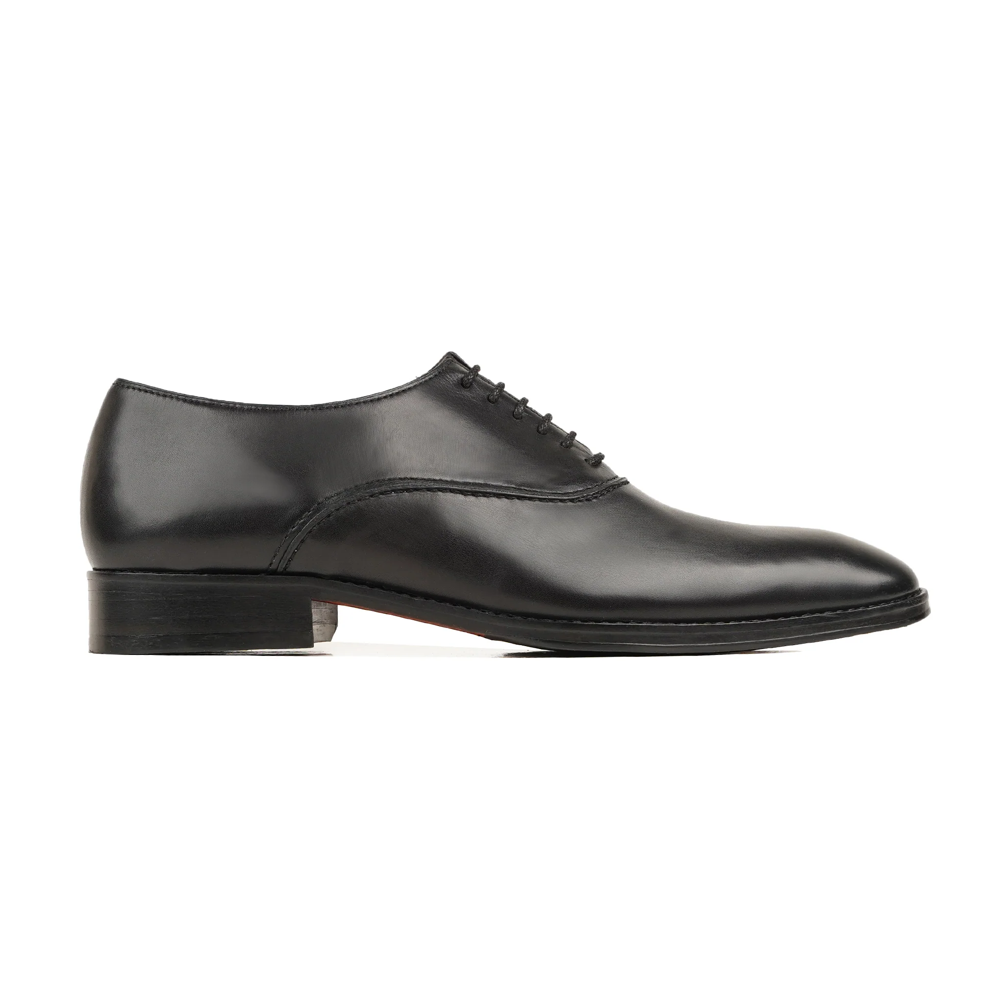 Charro - Men's Black Calf Leather Oxford Shoe - Image 2