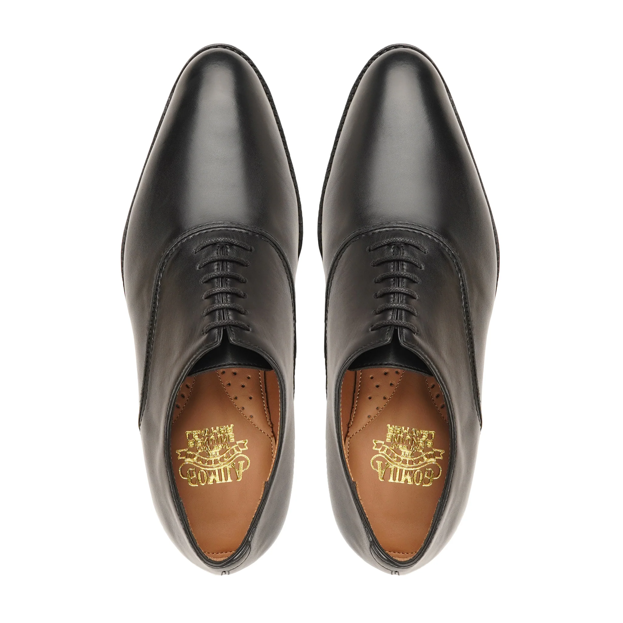 Charro - Men's Black Calf Leather Oxford Shoe - Image 3