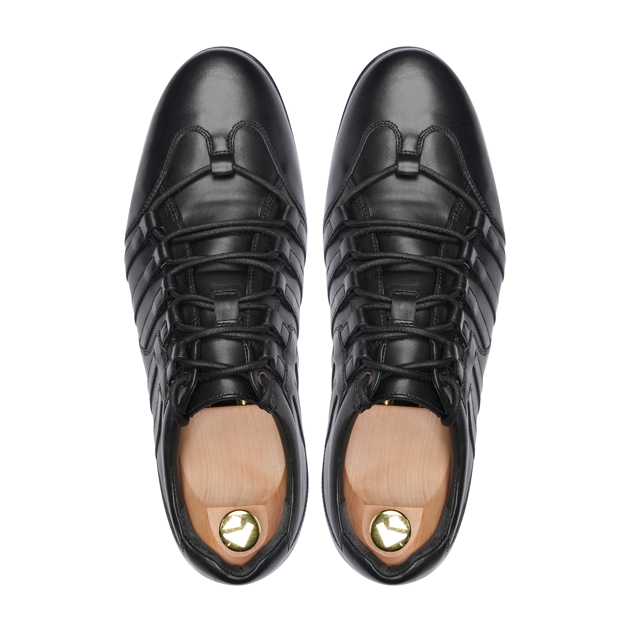 Chora - Men's Black Calf Leather Jogger - Image 3