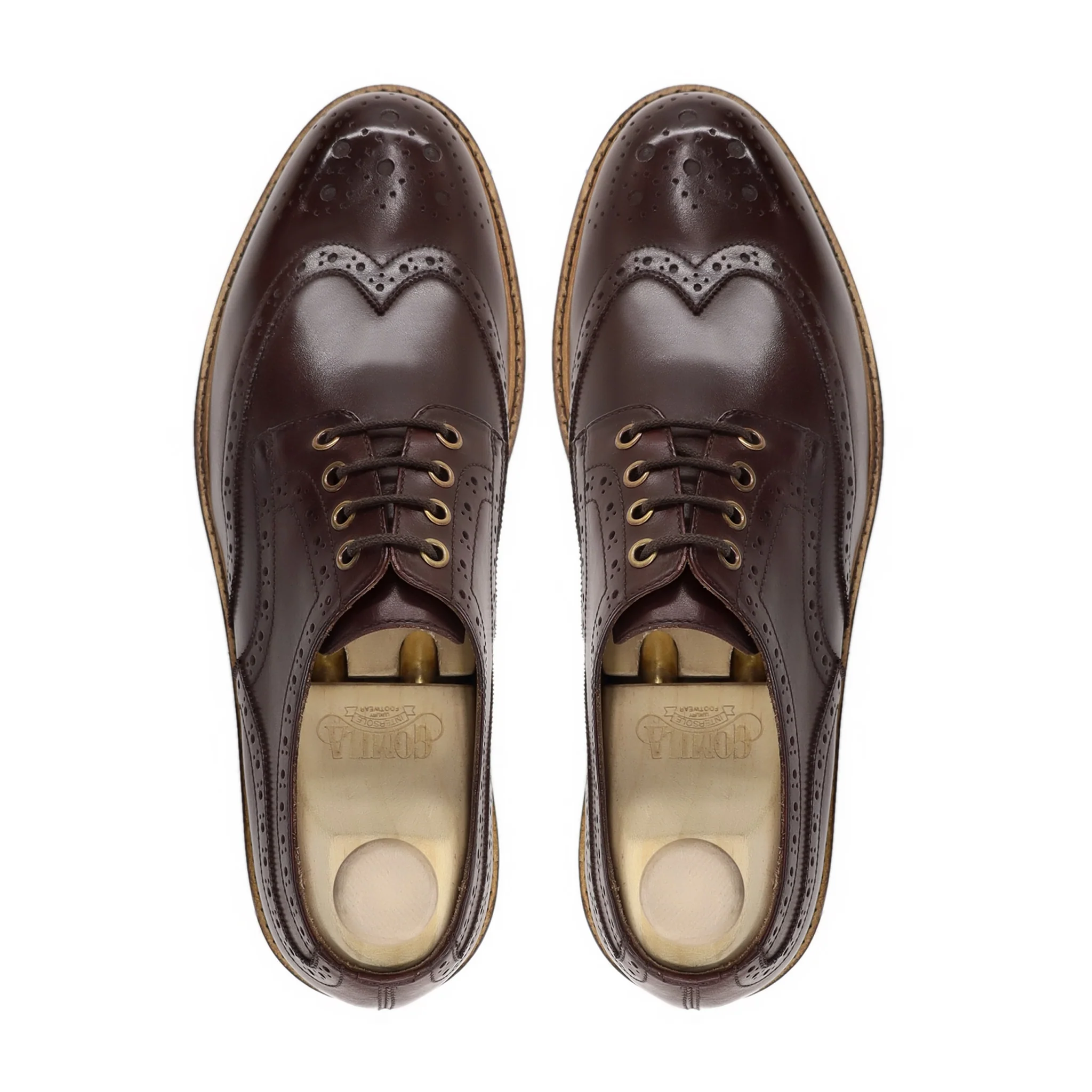 Clarke - Men's Dark Brown Calf Leather Derby Shoe - Image 3