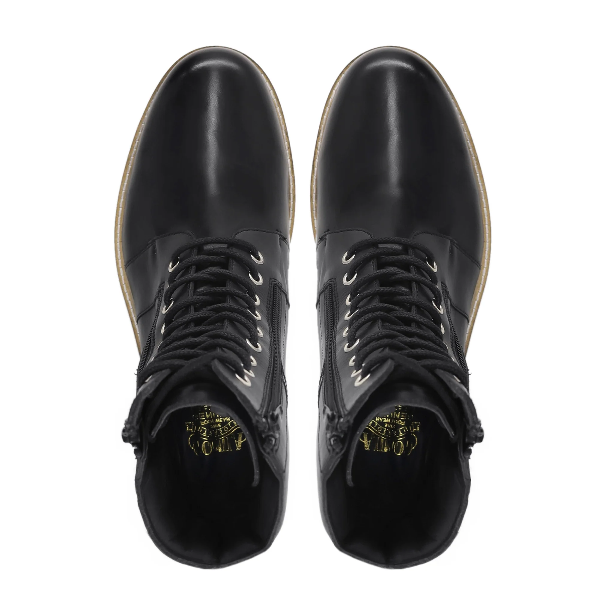 Clemz - Men's Black Calf Leather Boot - Image 3