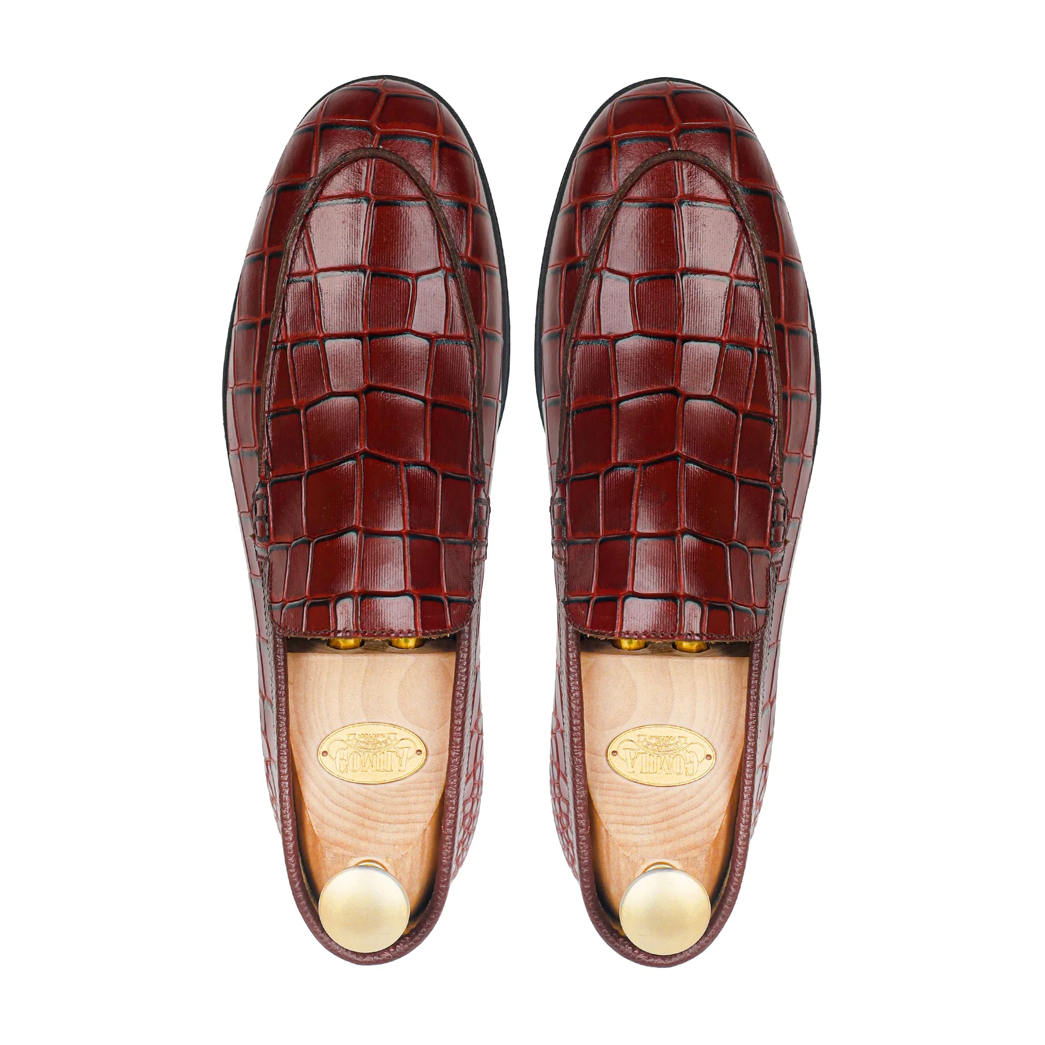 Cruz - Men's Oxblood Calf Leather Loafer - Image 3