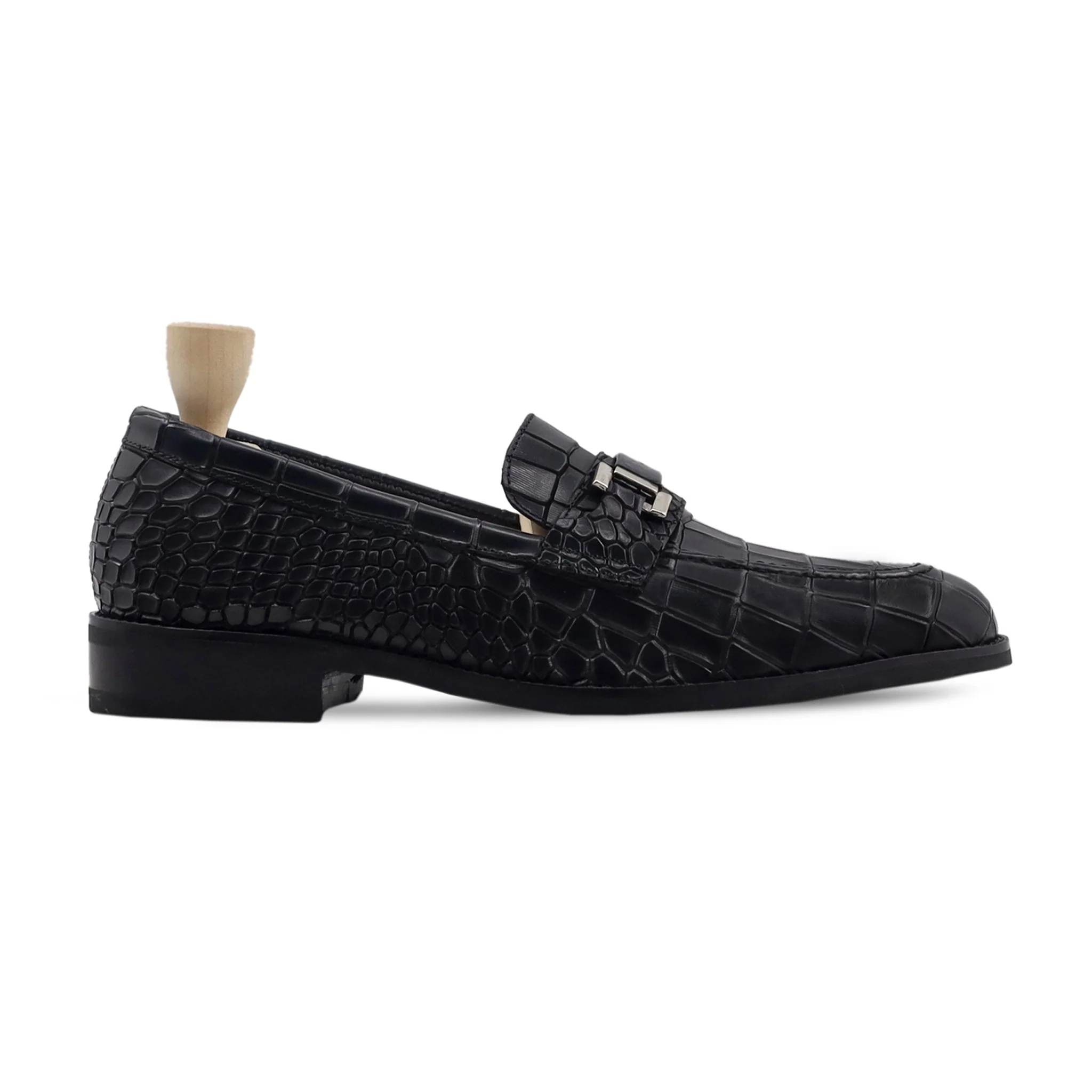 Dakar - Men's Black Calf Leather Loafer - Image 2