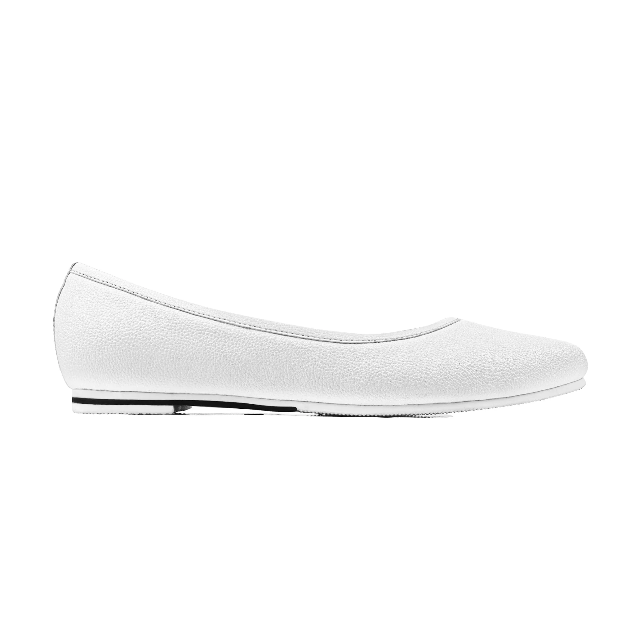 Dalston - Ladies White Loafer - Image 2