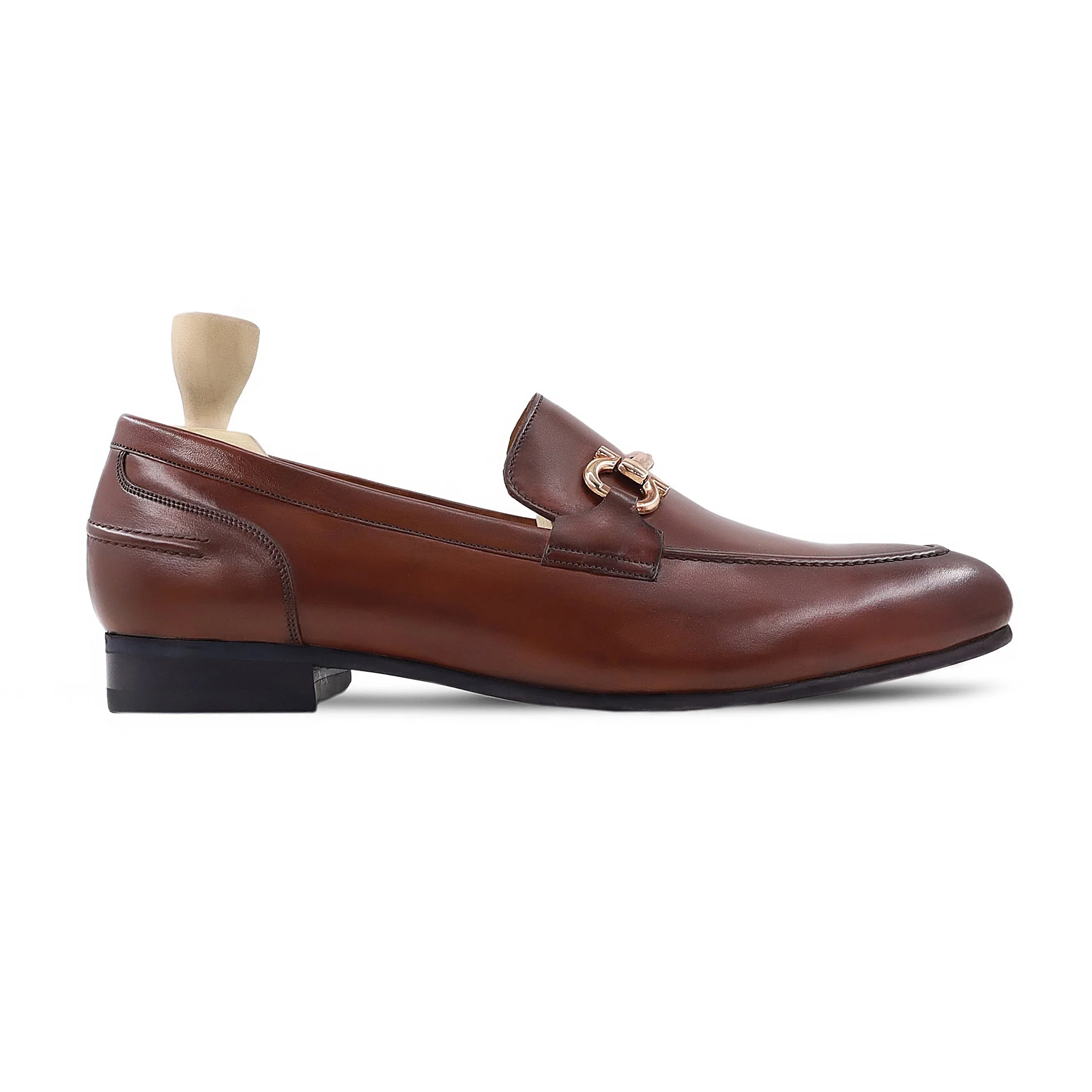 Danica - Men's Reddish Brown Calf Leather Loafer - Image 2
