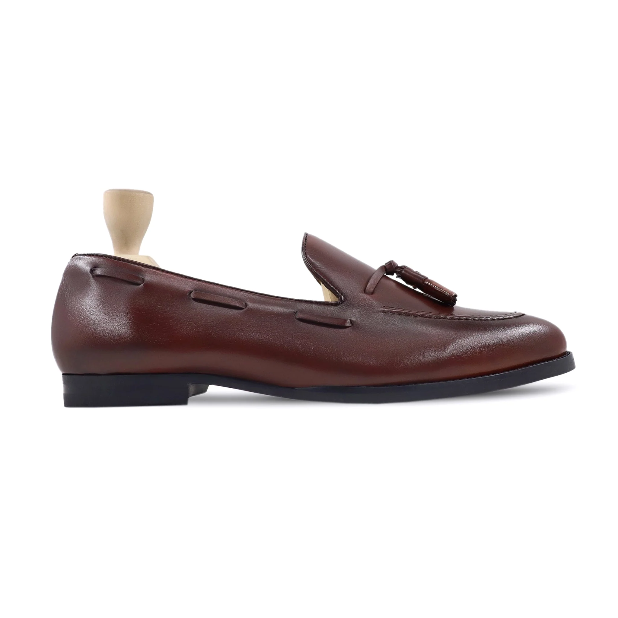 Dapper - Men's Reddish Brown Calf Leather Loafer - Image 2