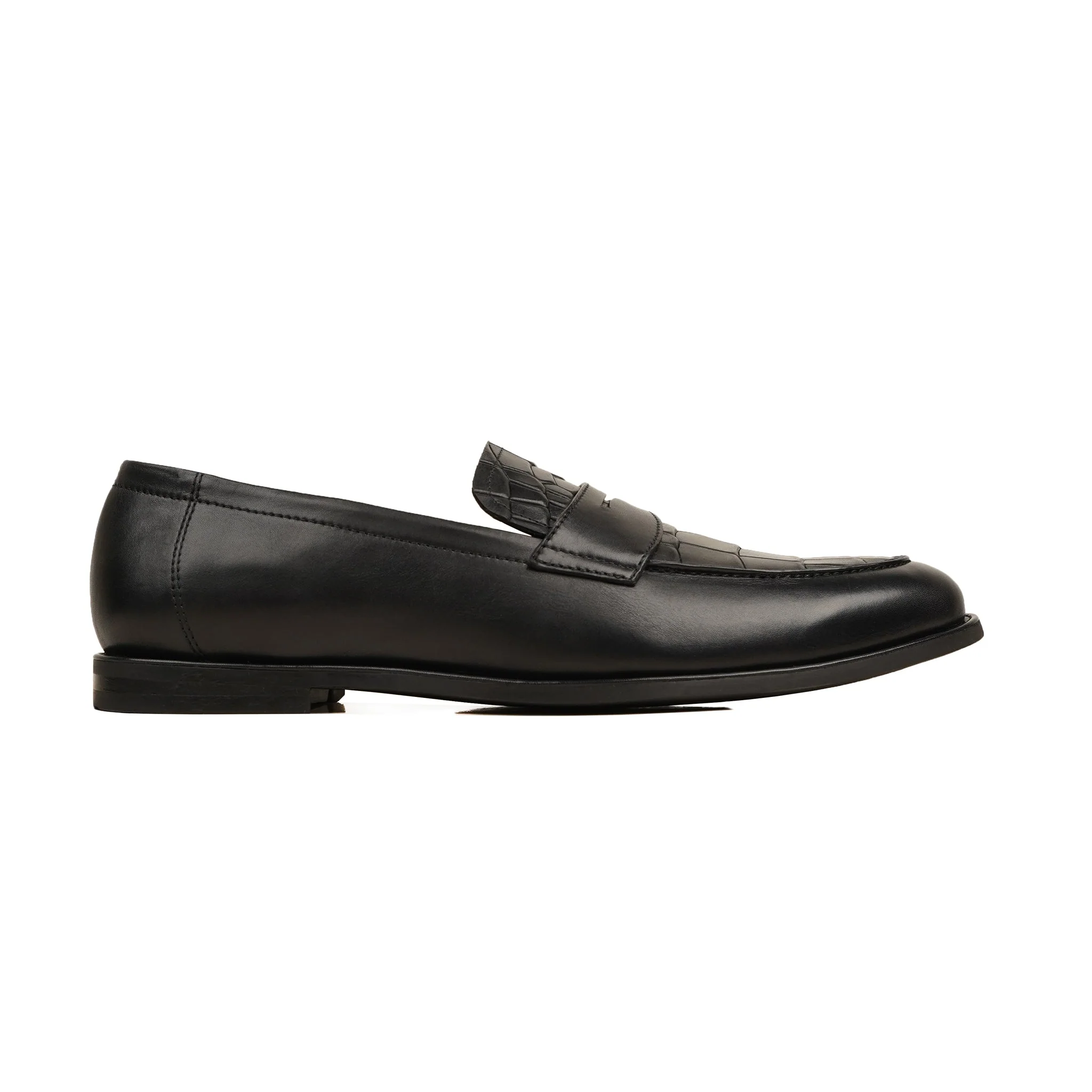 Dario - Men's Black Calf Leather Loafer - Image 2