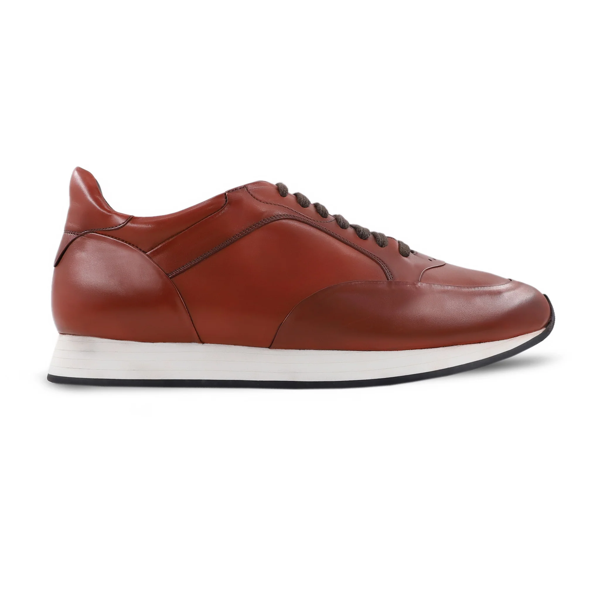 Destini - Men's Reddish Brown Calf Leather Jogger - Image 2