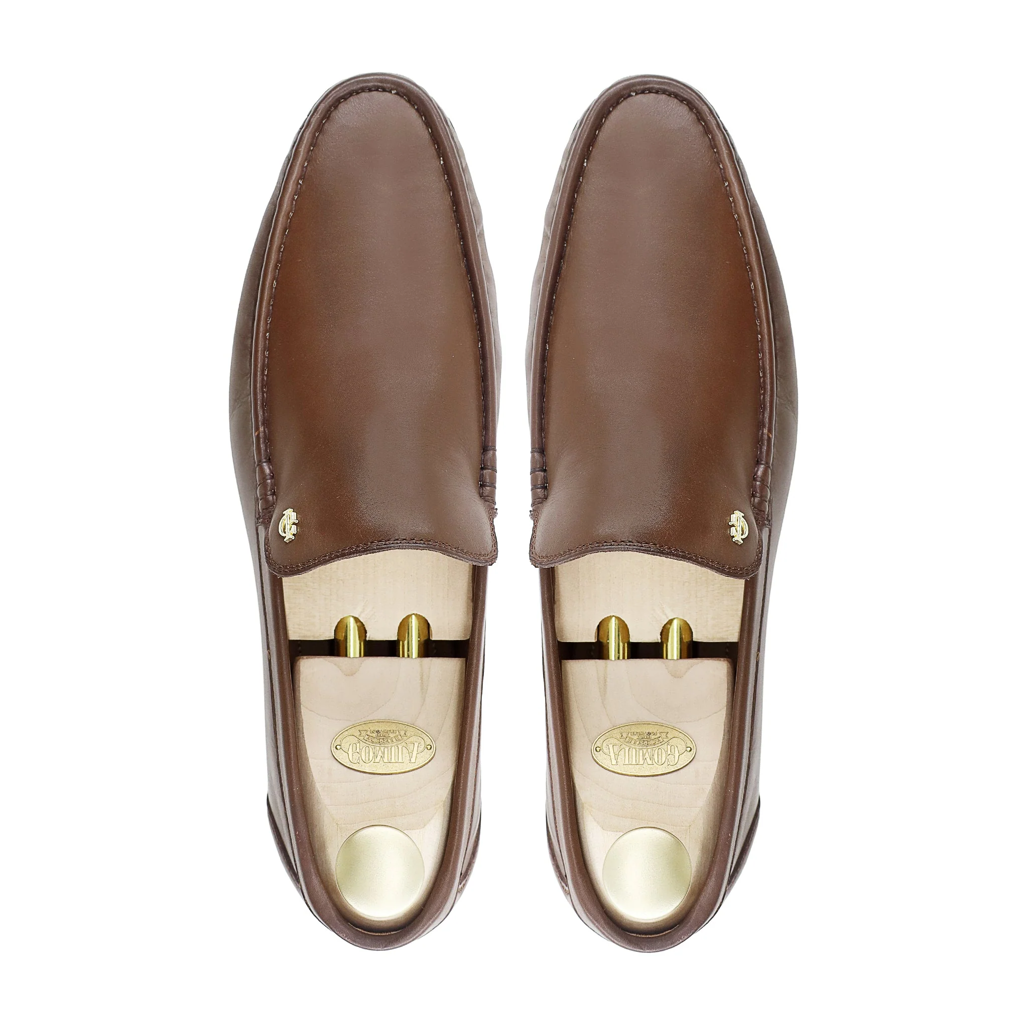 Doris - Men's Brown Calf Leather Driver Shoe - Image 3