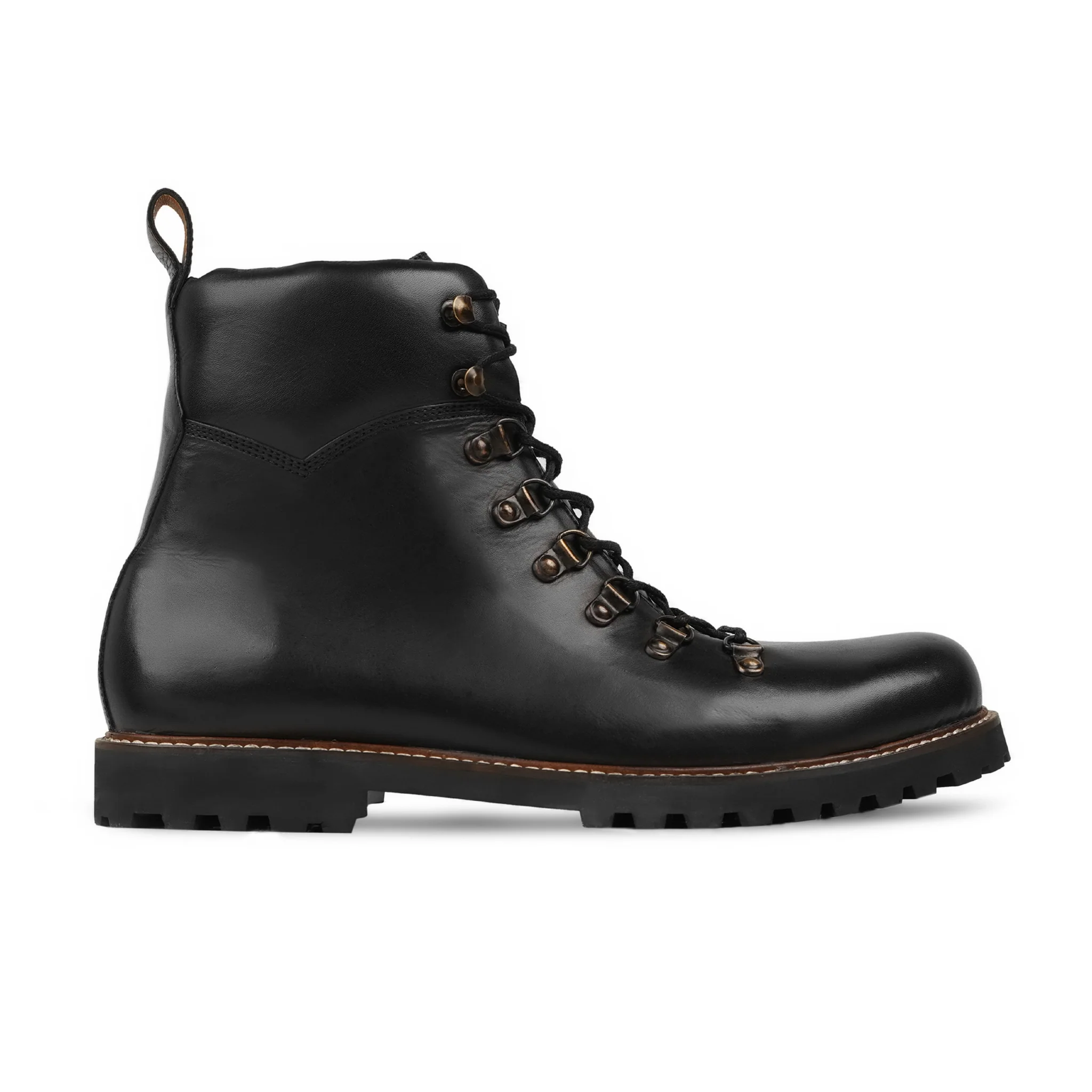 Kingston - Men's Black Calf Leather Boot - Image 2