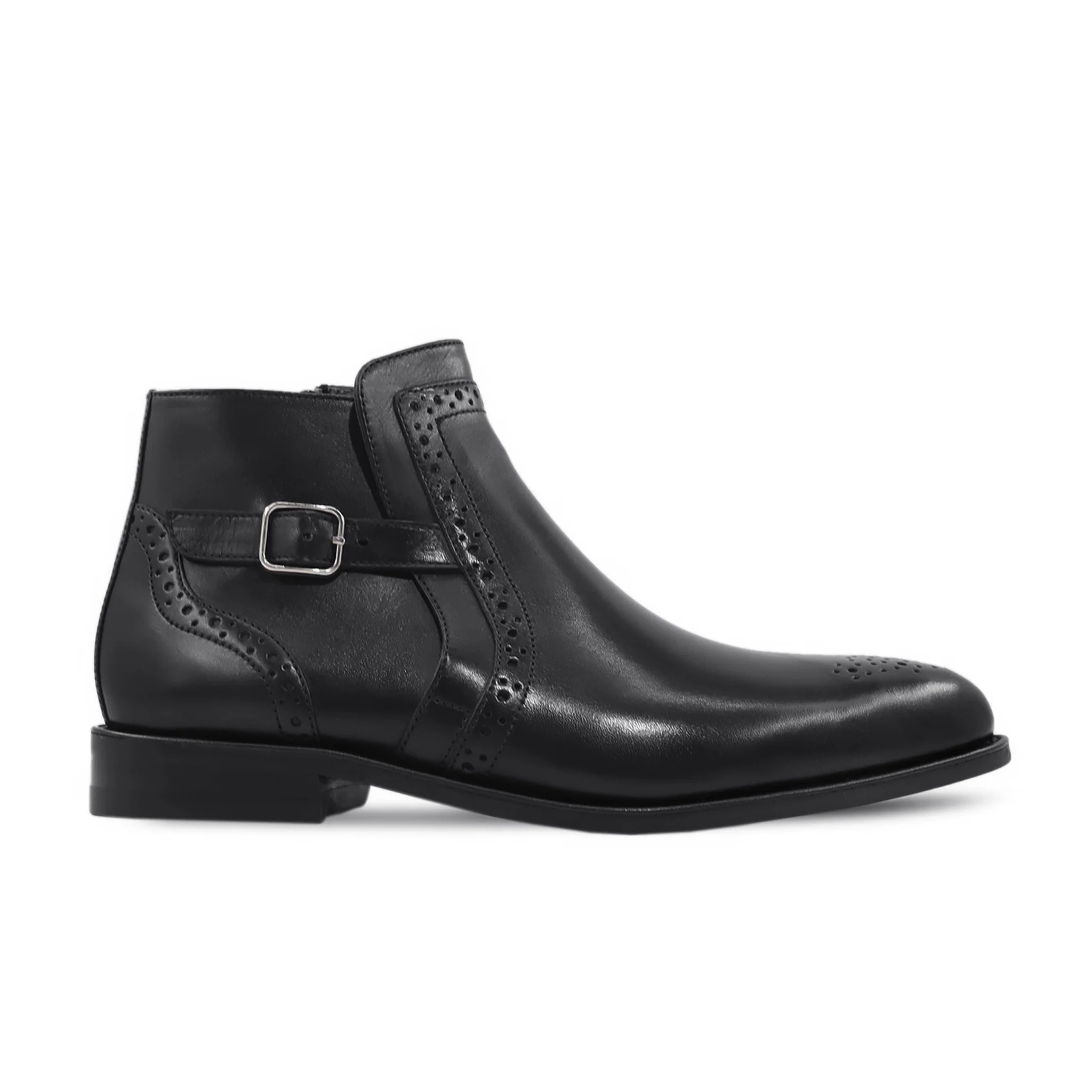 Dumbis - Men's Black Calf Leather Jodhpur Boot - Image 2