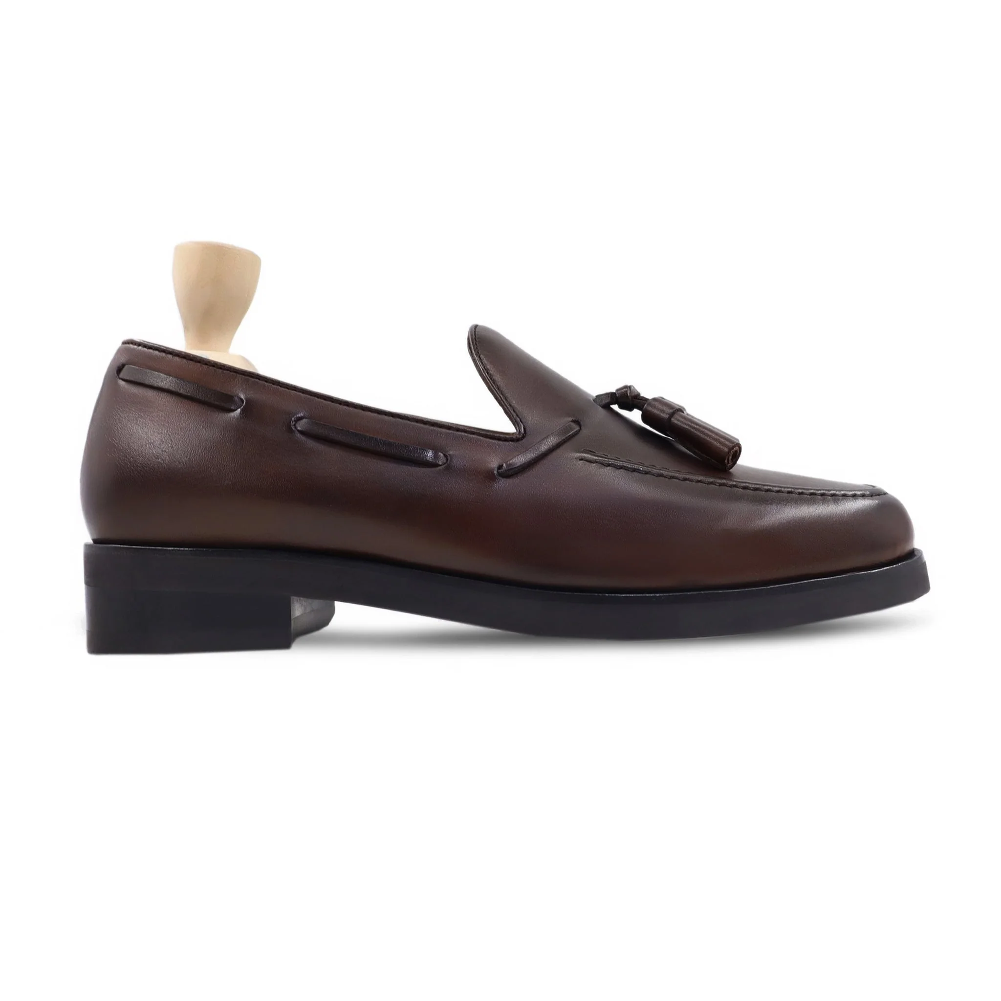 Erryn - Men's Dark Brown Calf Leather Loafer - Image 2