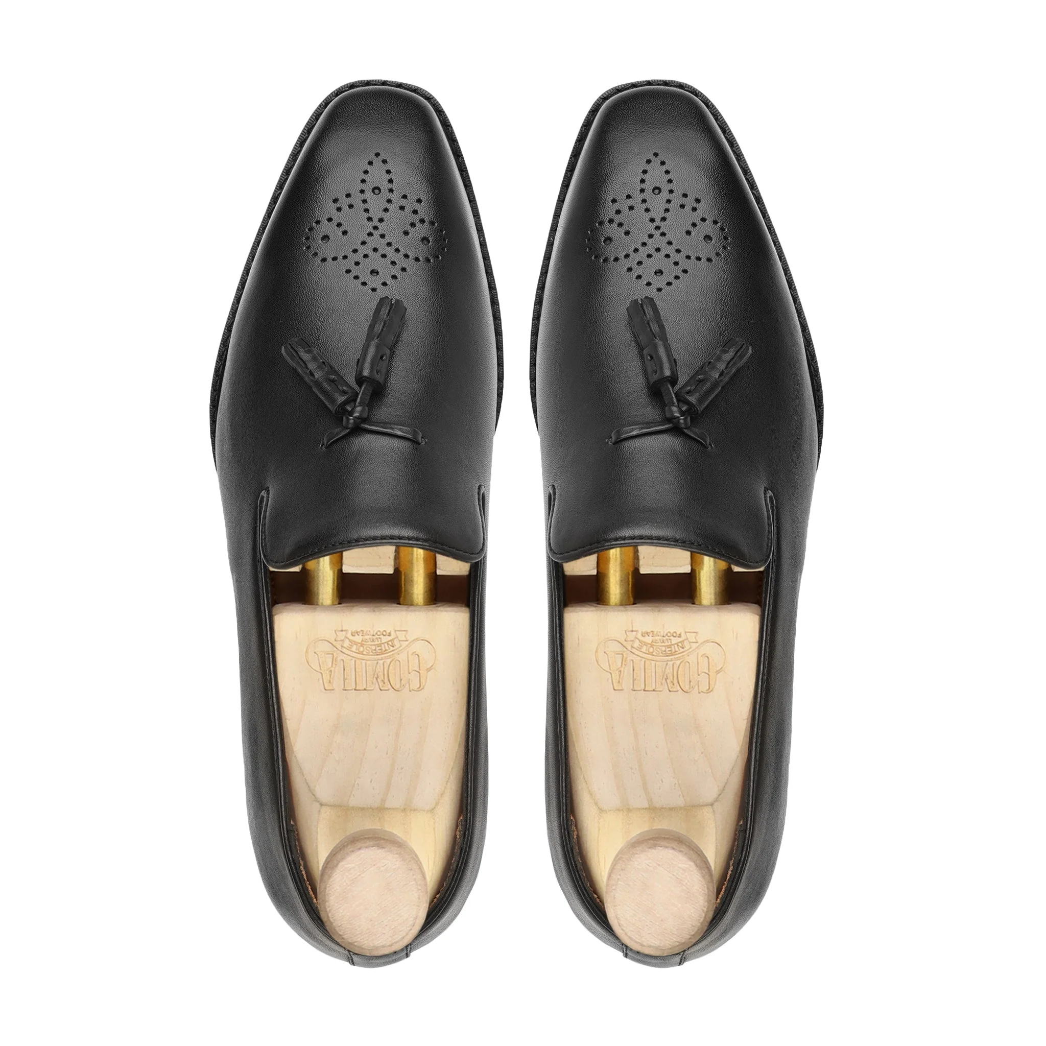 Garcia - Men's Black Calf Leather Loafer - Image 3