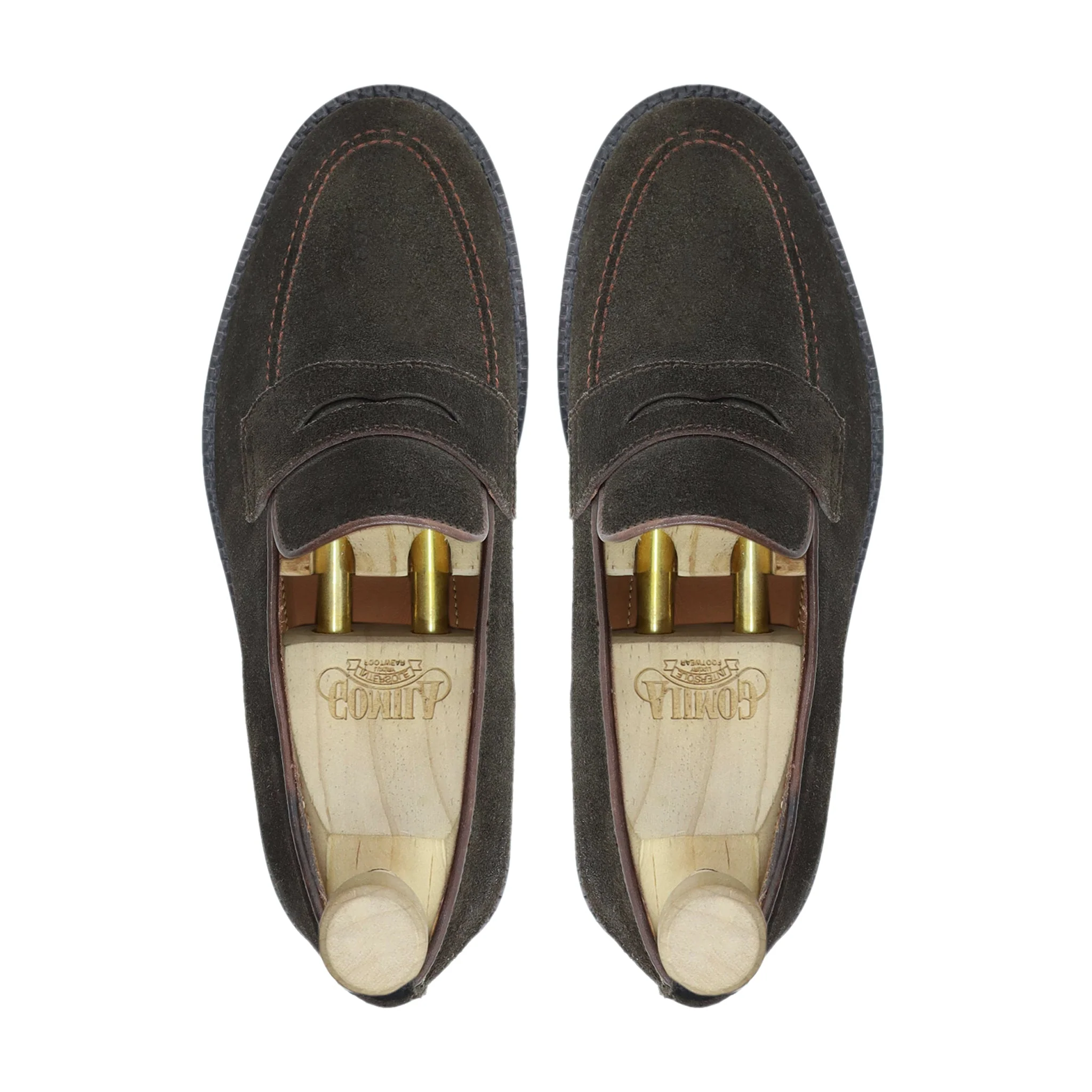 Gothenburg - Men's Dark Brown Kid Suede Loafer - Image 3
