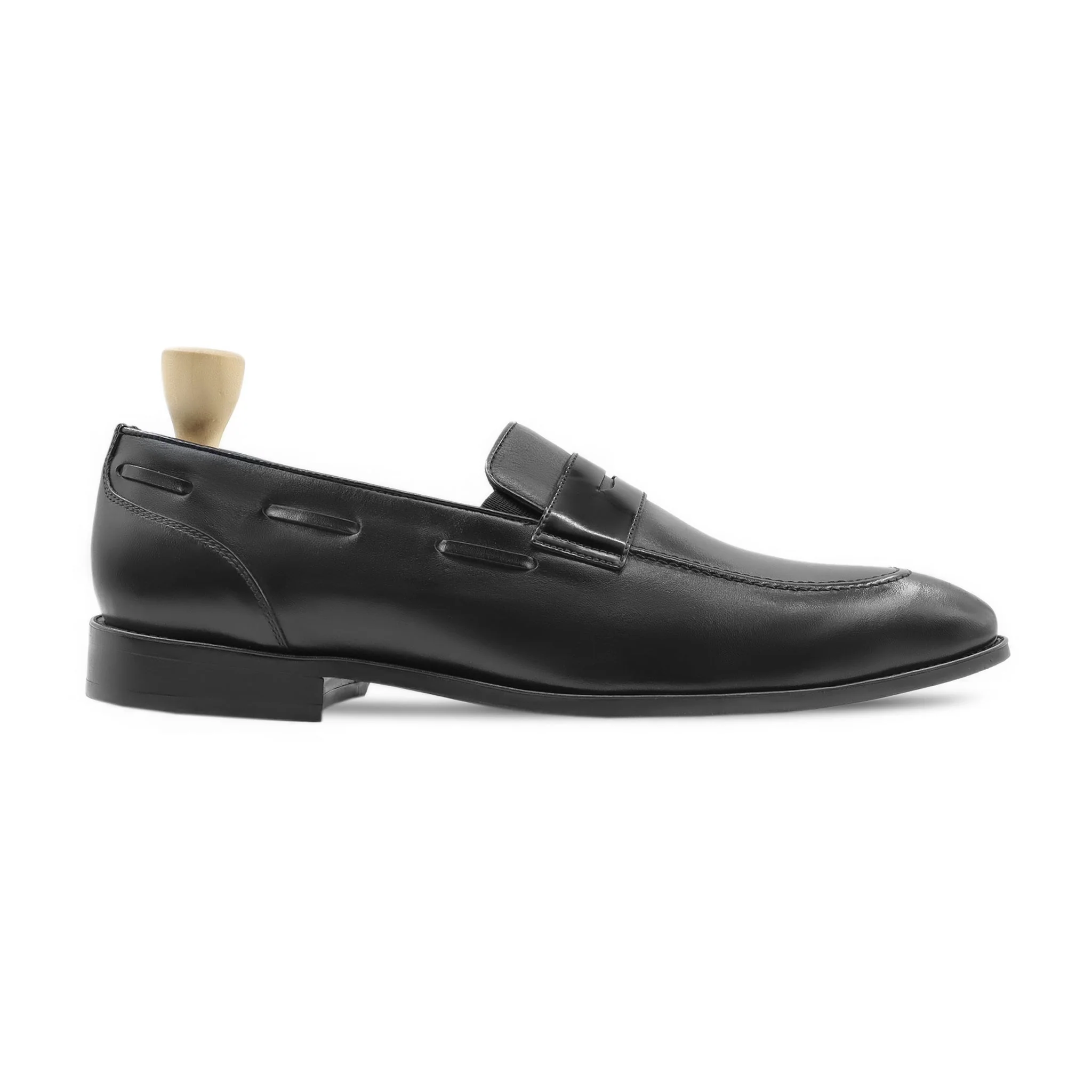 Fullfoss - Men's Black Calf Leather Loafer - Image 2