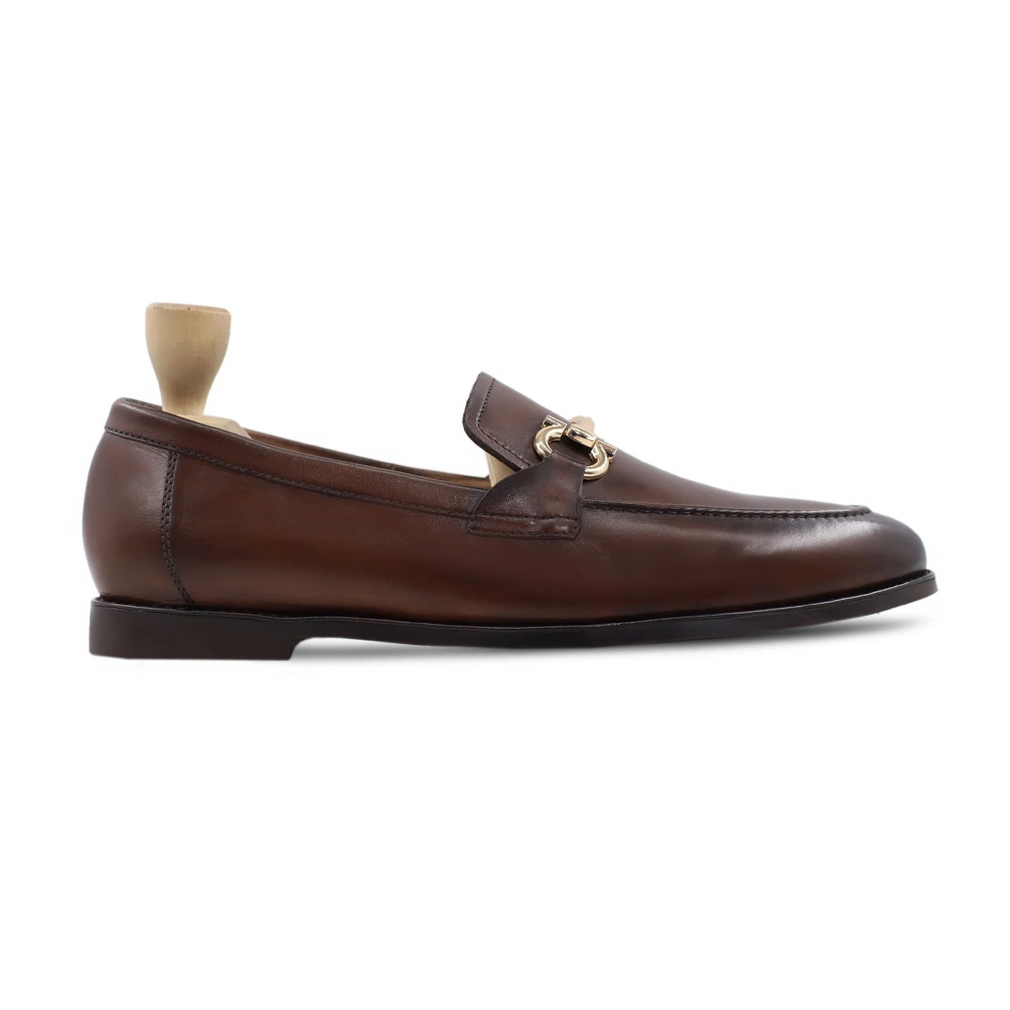 Hinata - Men's Brown Calf Leather Loafer - Image 2