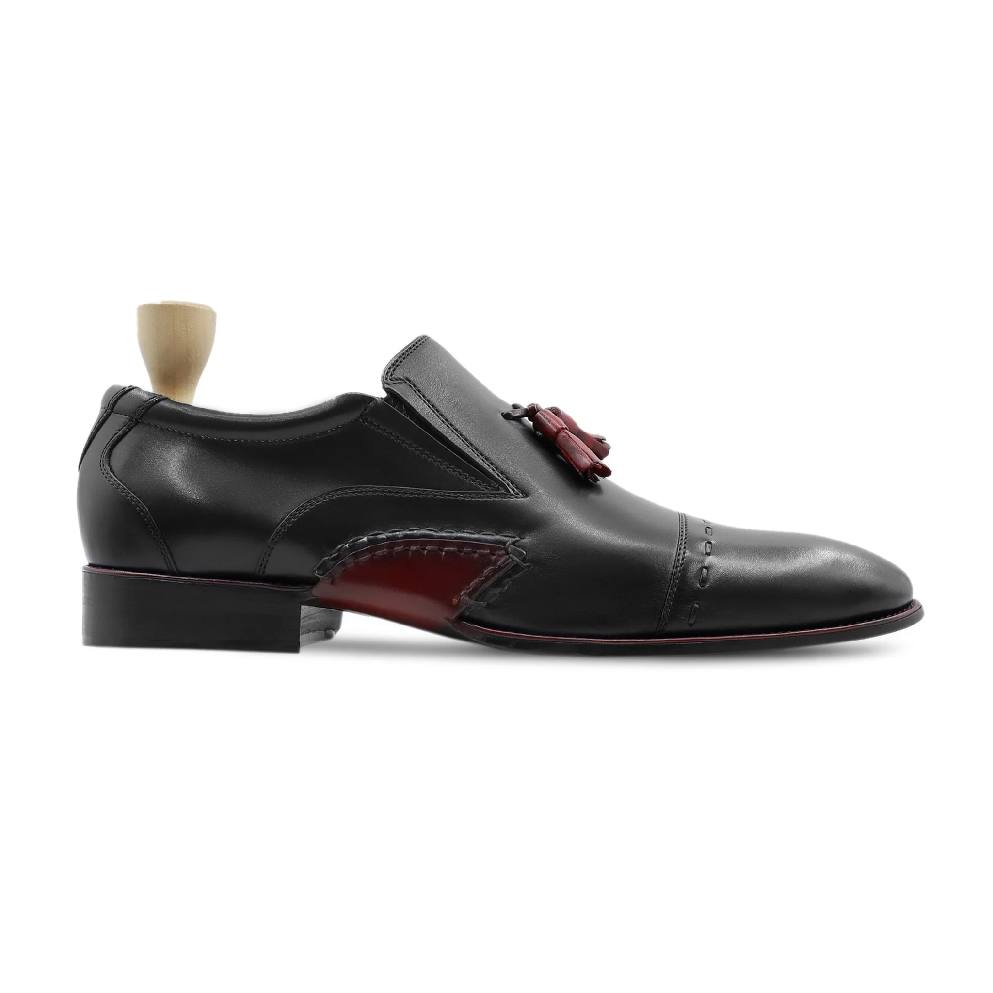 Hirakata - Men's Black Calf Leather Loafer - Image 2