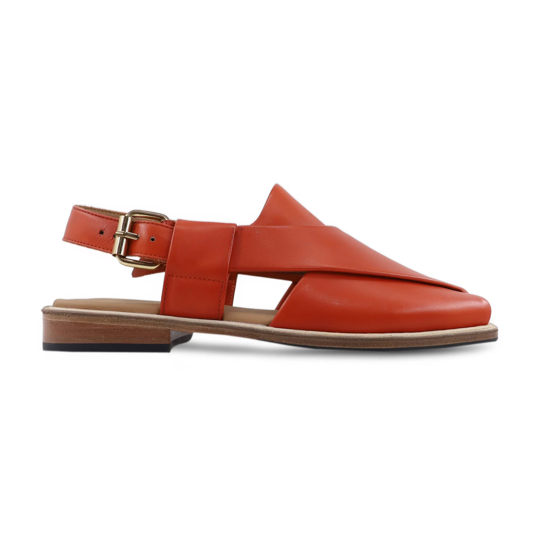 Homare - Men's Tan Calf Leather Sandal - Image 2