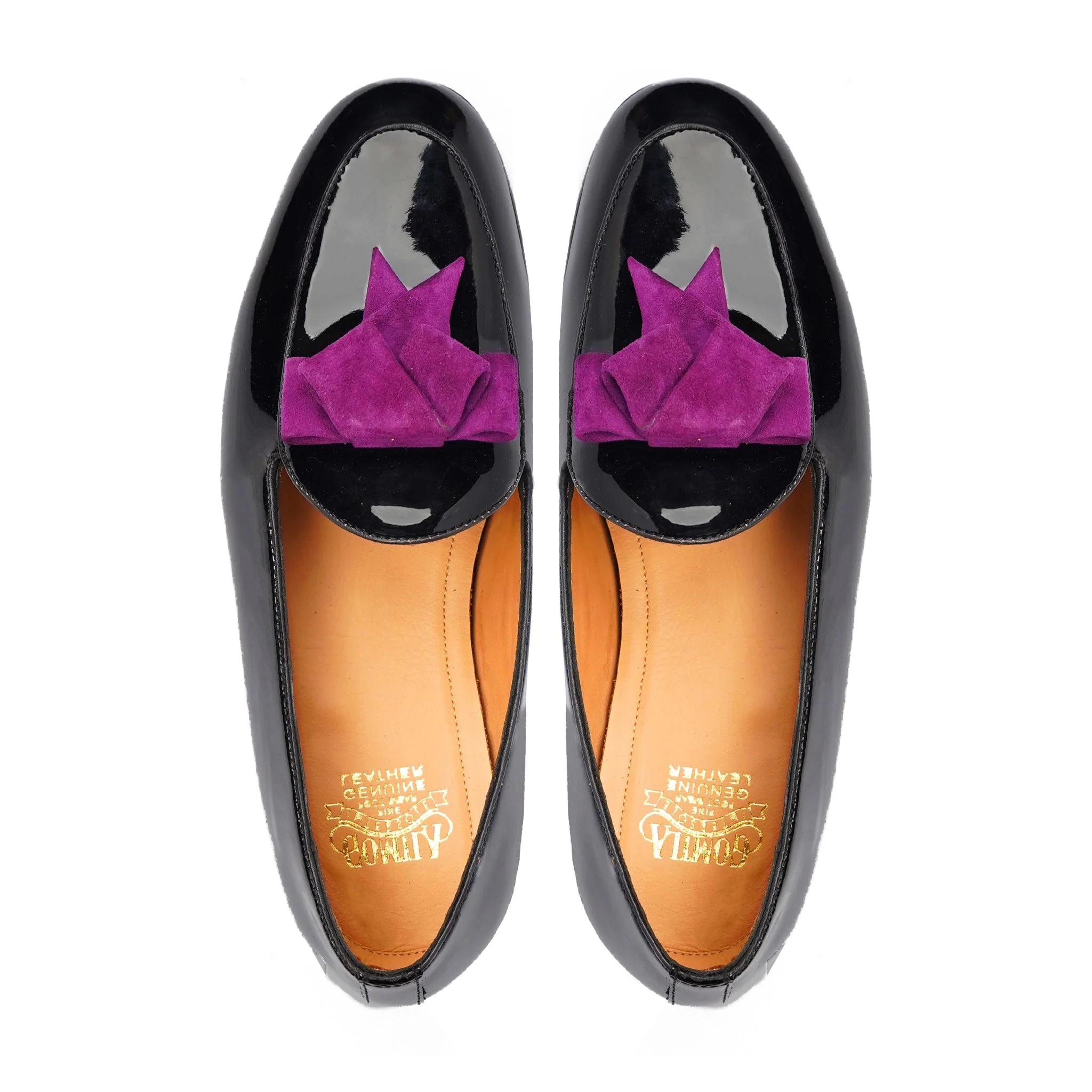 Hoshiko - Men's Black Box Leather High Shine Loafer - Image 3
