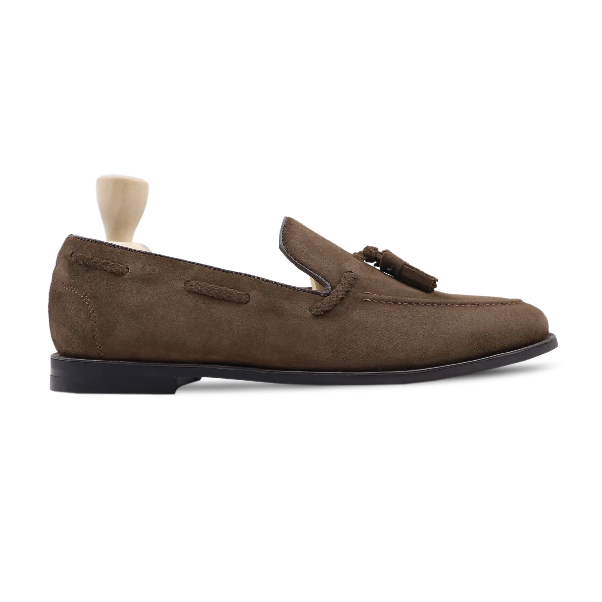 Huntle - Men's Brown Kid Suede Loafer - Image 2