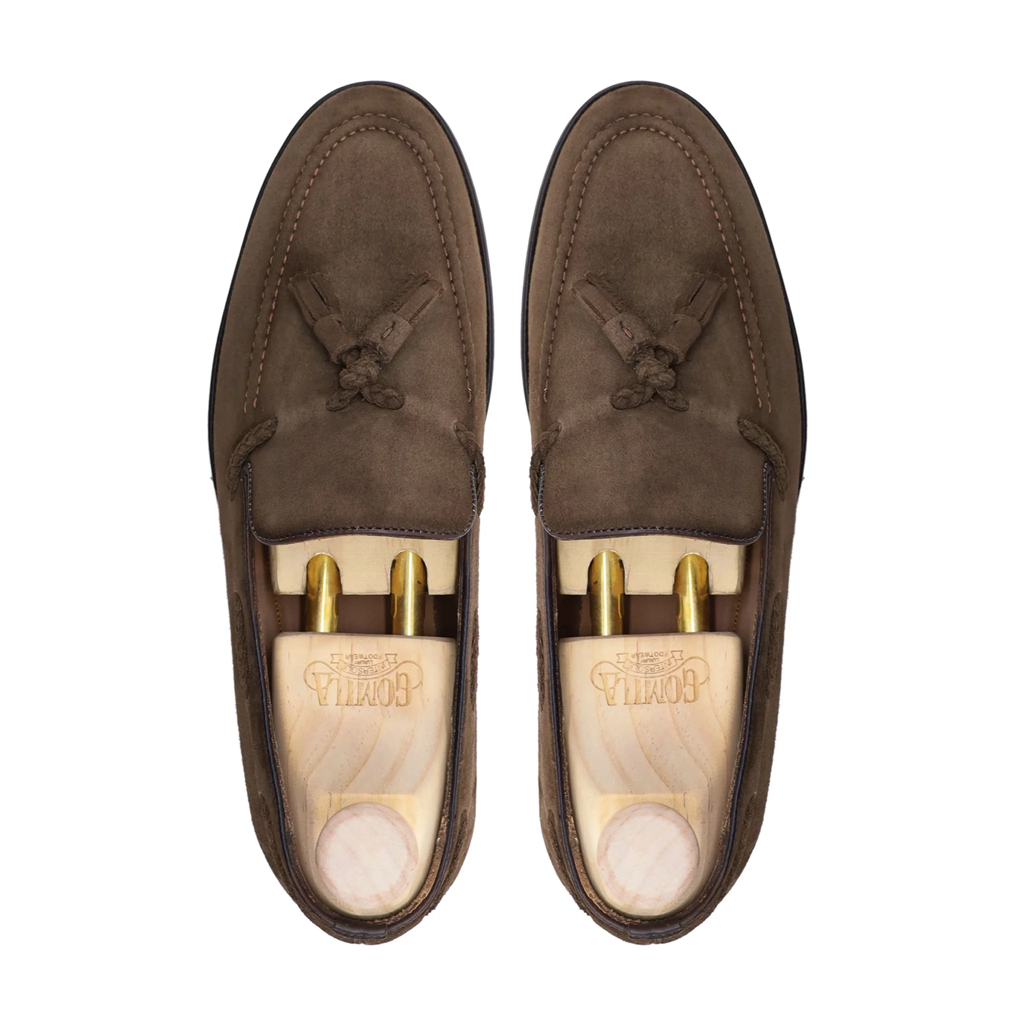 Huntle - Men's Brown Kid Suede Loafer - Image 3
