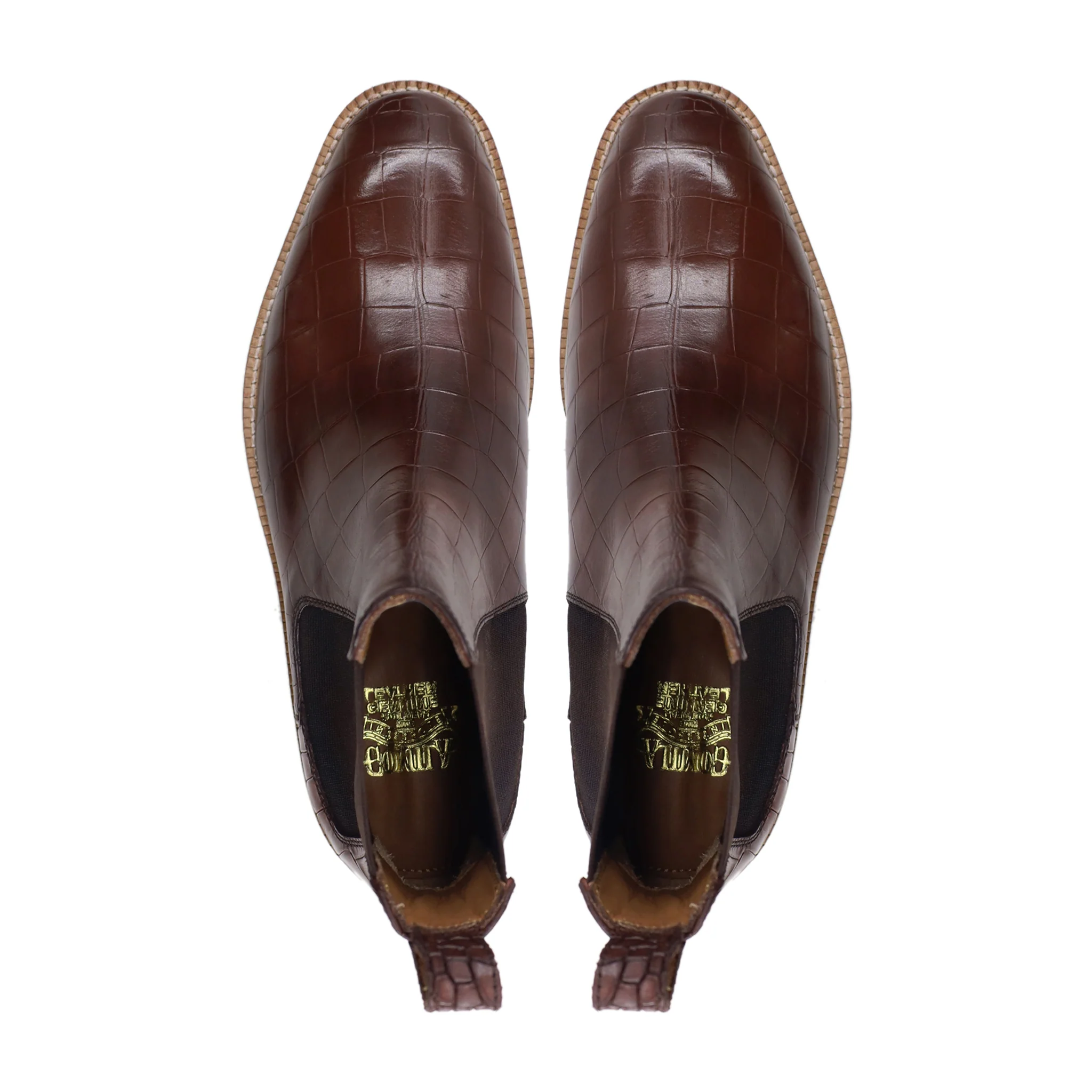 Isamu - Men's Dark Brown Calf Leather Chelsea Boot - Image 3
