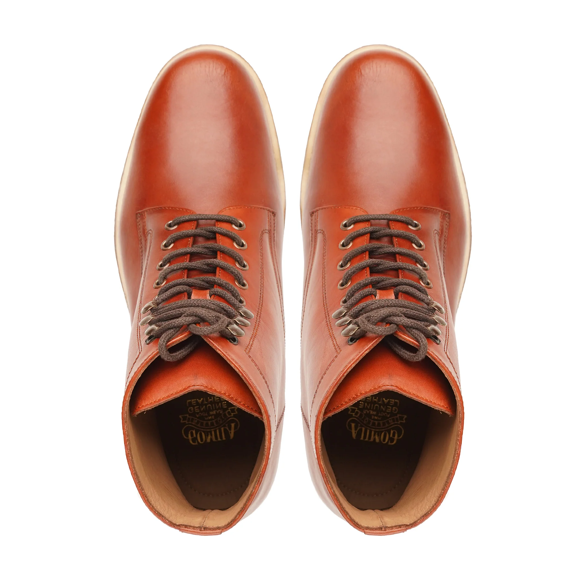 Bunty - Men's Tan Calf Leather Boot - Image 3
