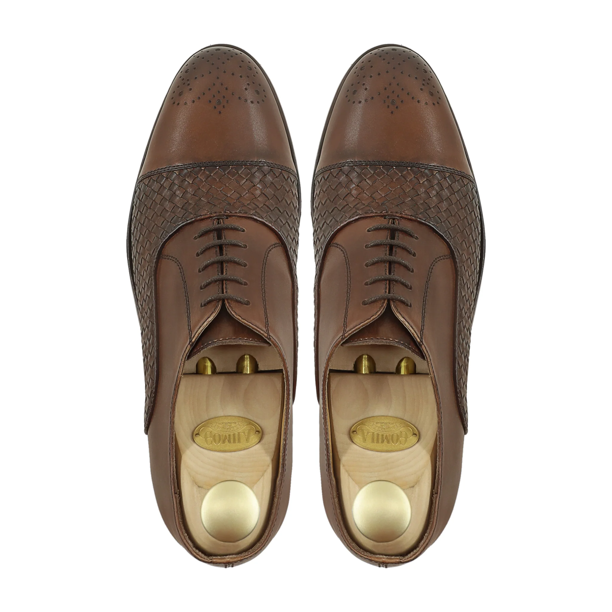 Kiruko - Men's Brown Calf Leather Oxford Shoe - Image 3