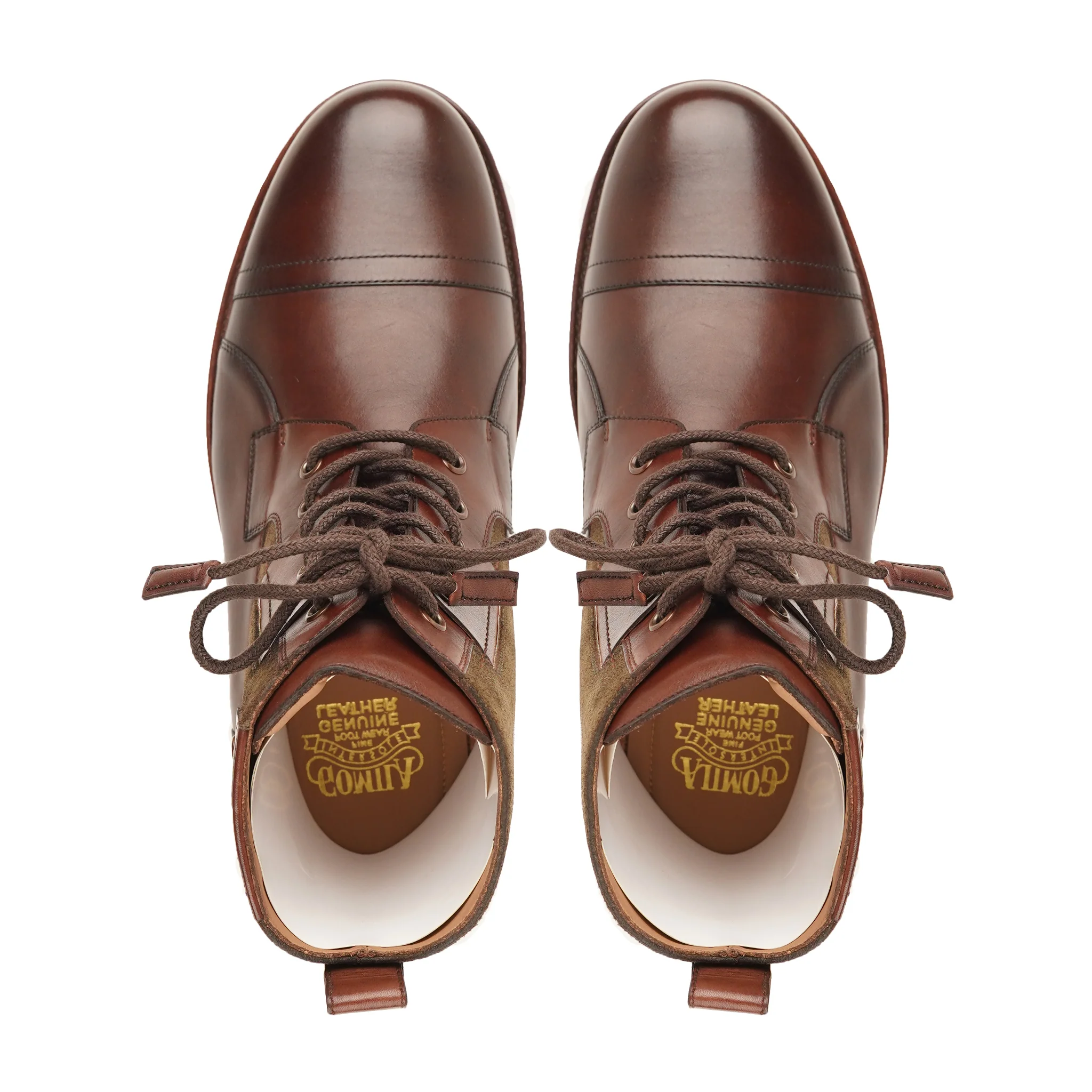 Kotoha - Men's Brown Calf Leather and Kid Suede Boot - Image 3