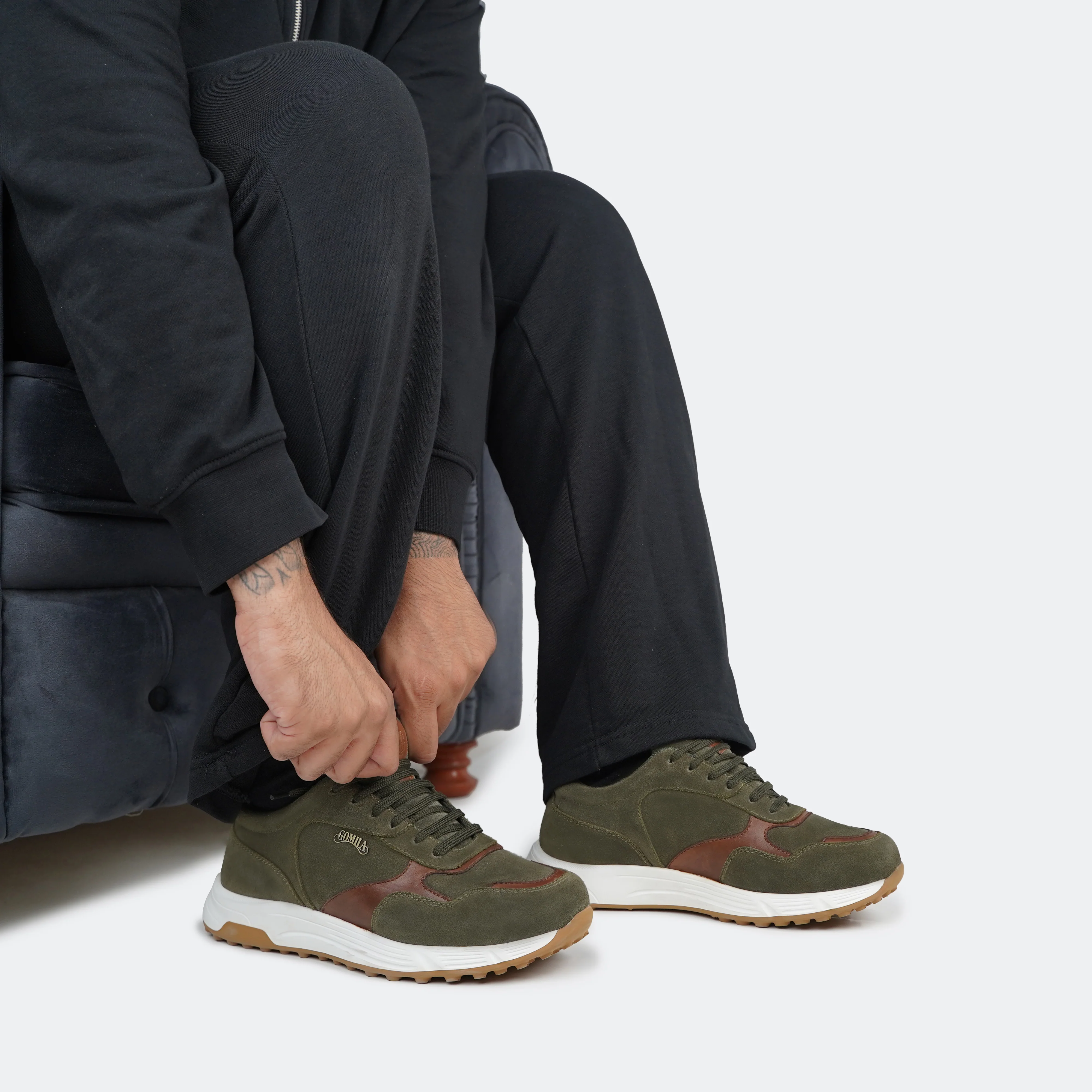 Kroos - Men's Olive Green Sneaker - Image 4