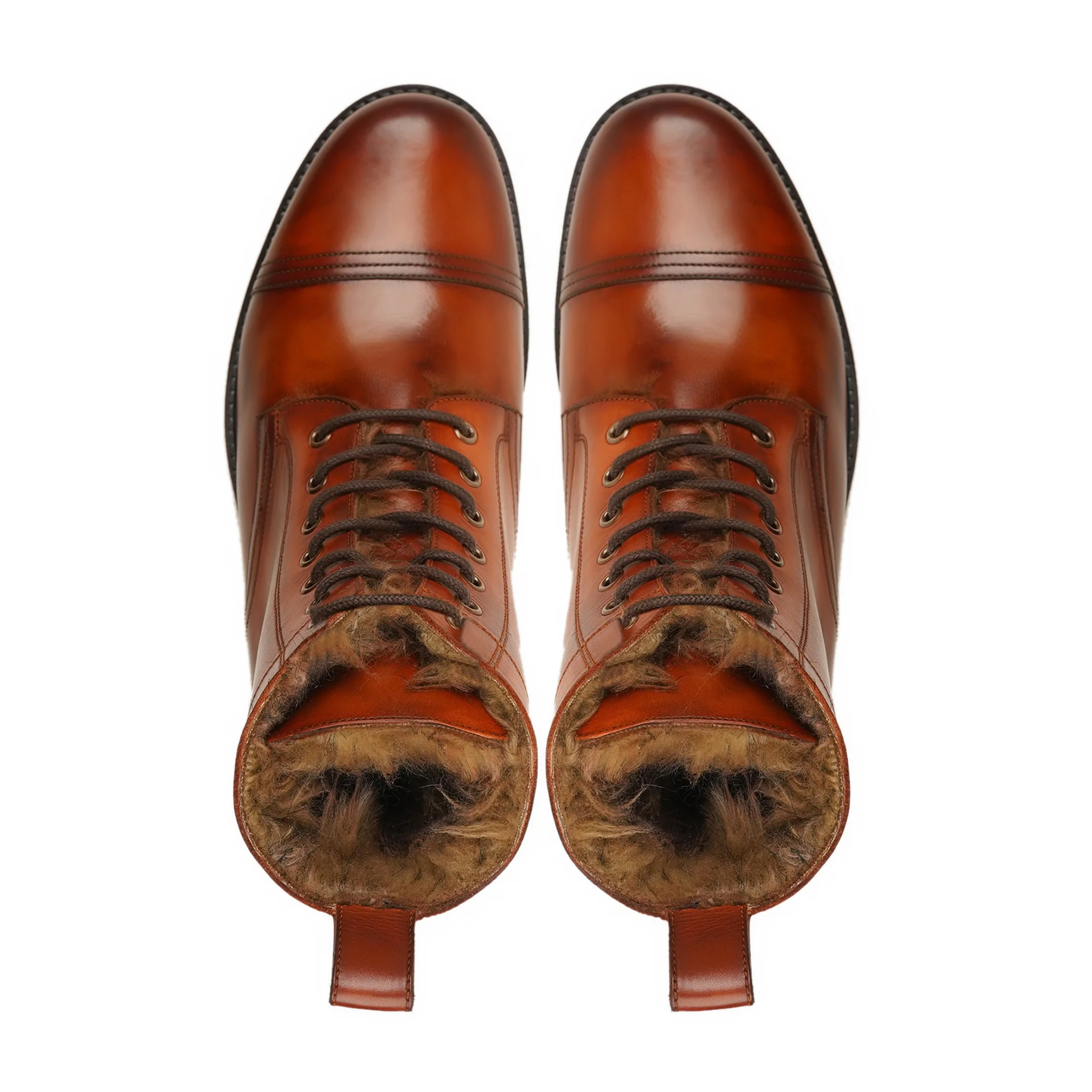 Lendava - Men's Burnished Tan Calf Leather Boot - Image 3