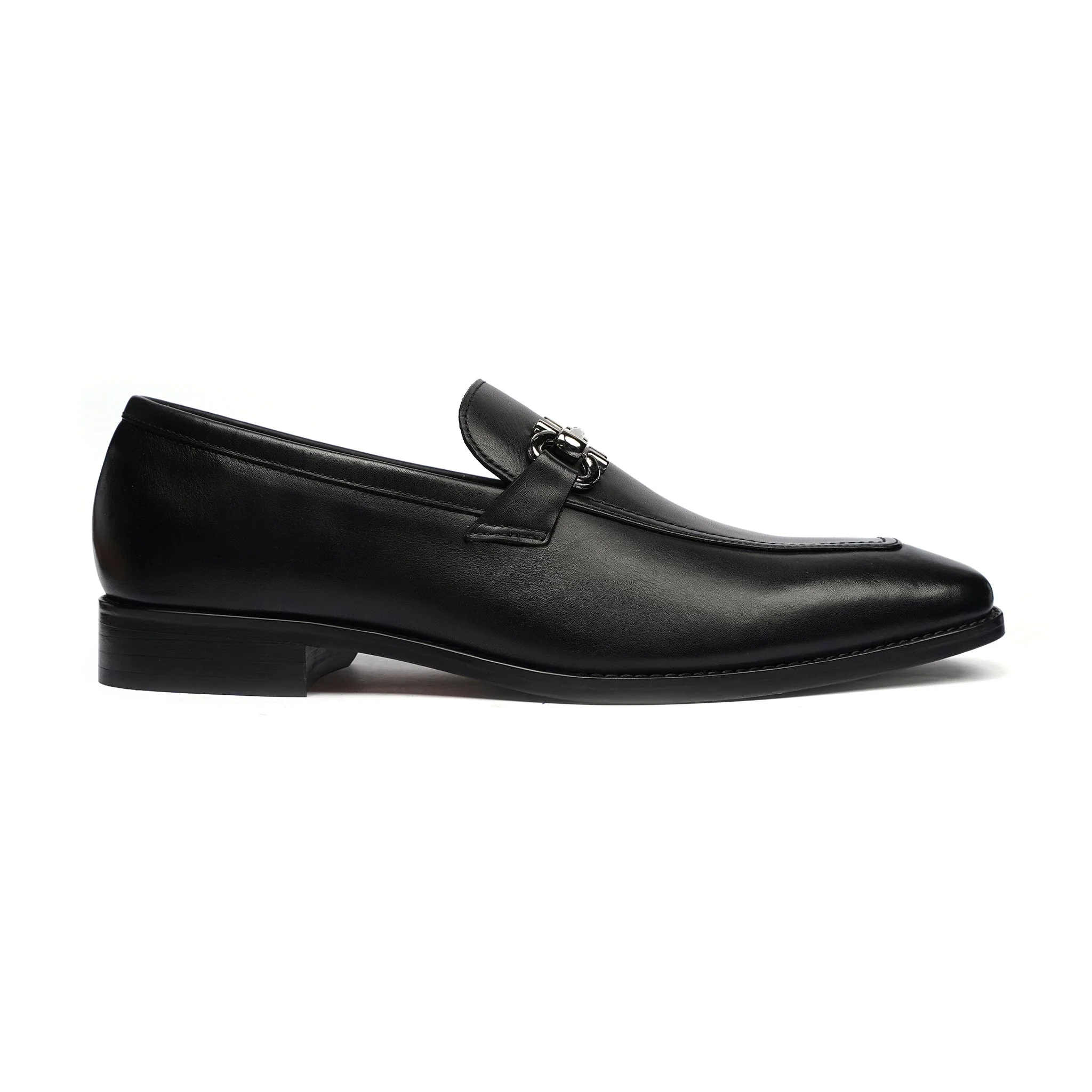 Louis - Men's Black Calf Leather Loafer - Image 2